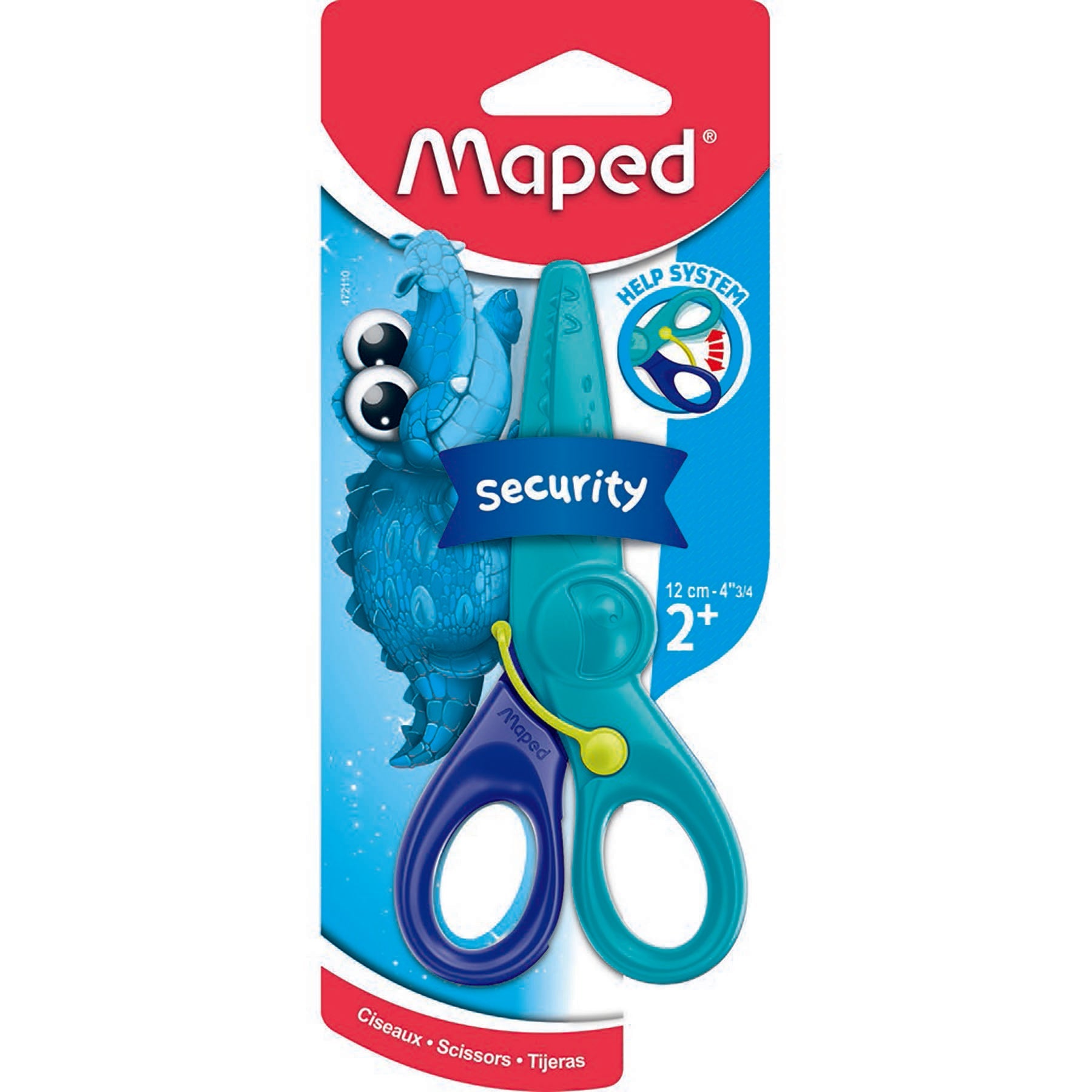 Maped Kids Security Scissors 4.75in