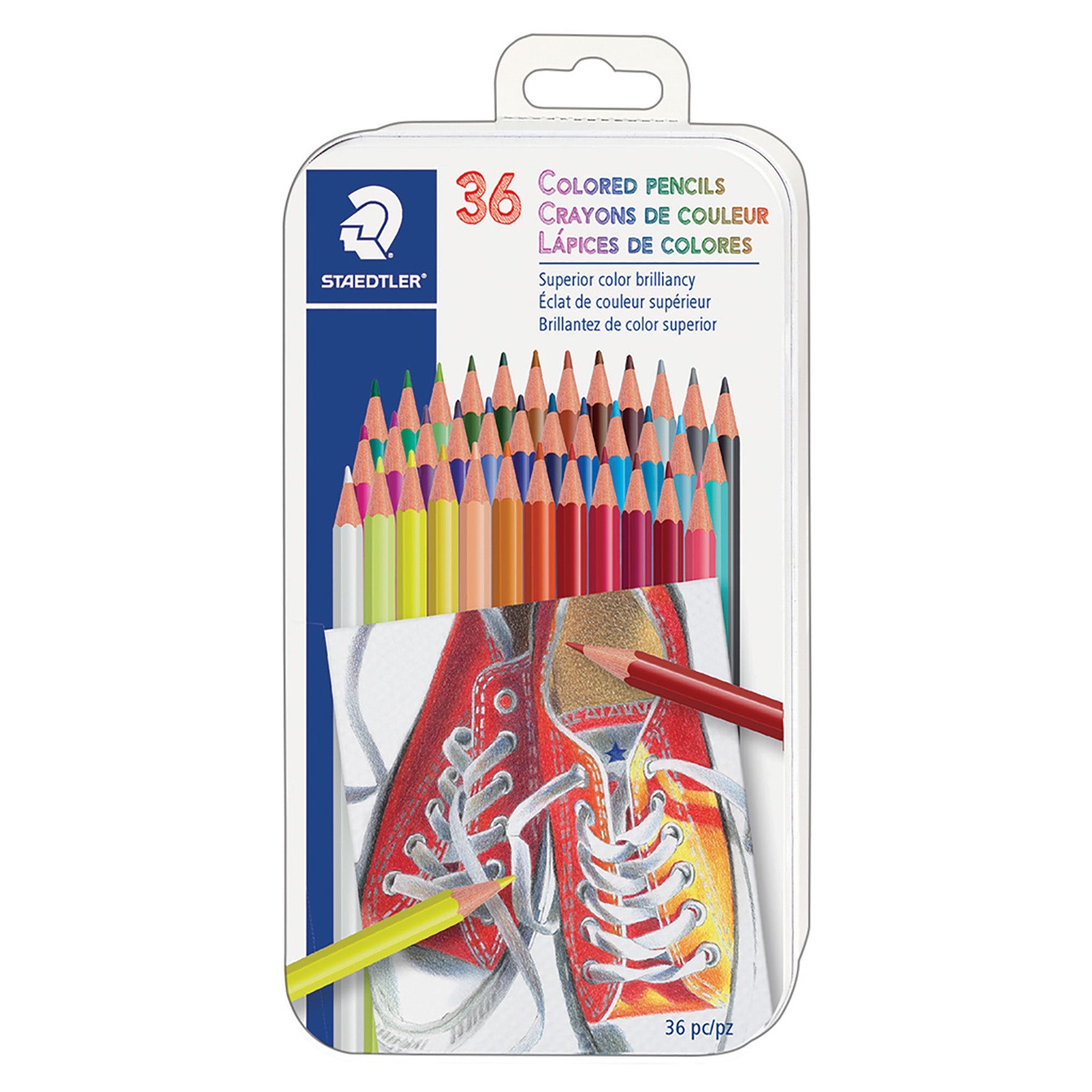 Staedtler 36 Coloring Pencils with Metal Box