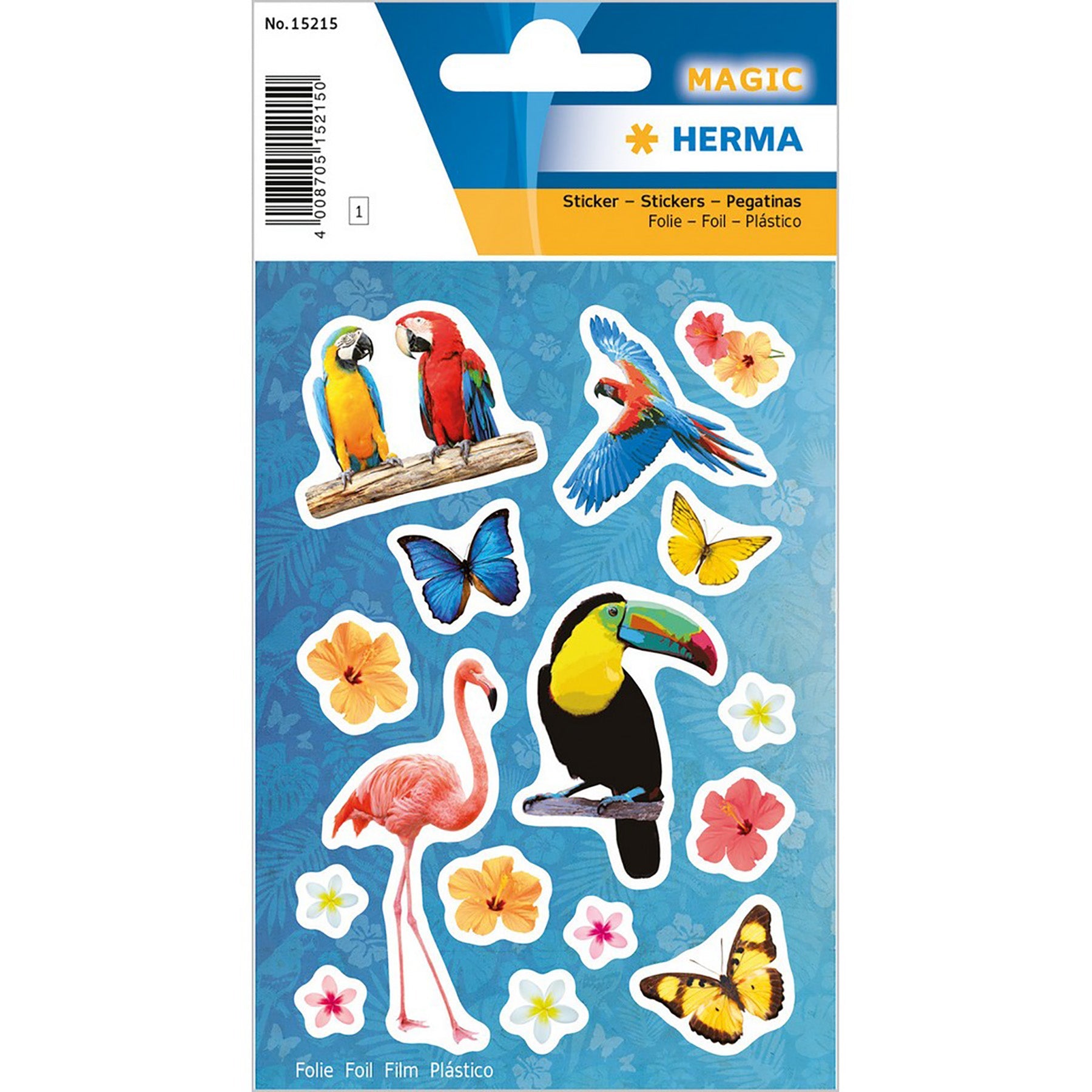 Herma Magic Stickers Paradise Foil 4.75x3.1in Sheet
