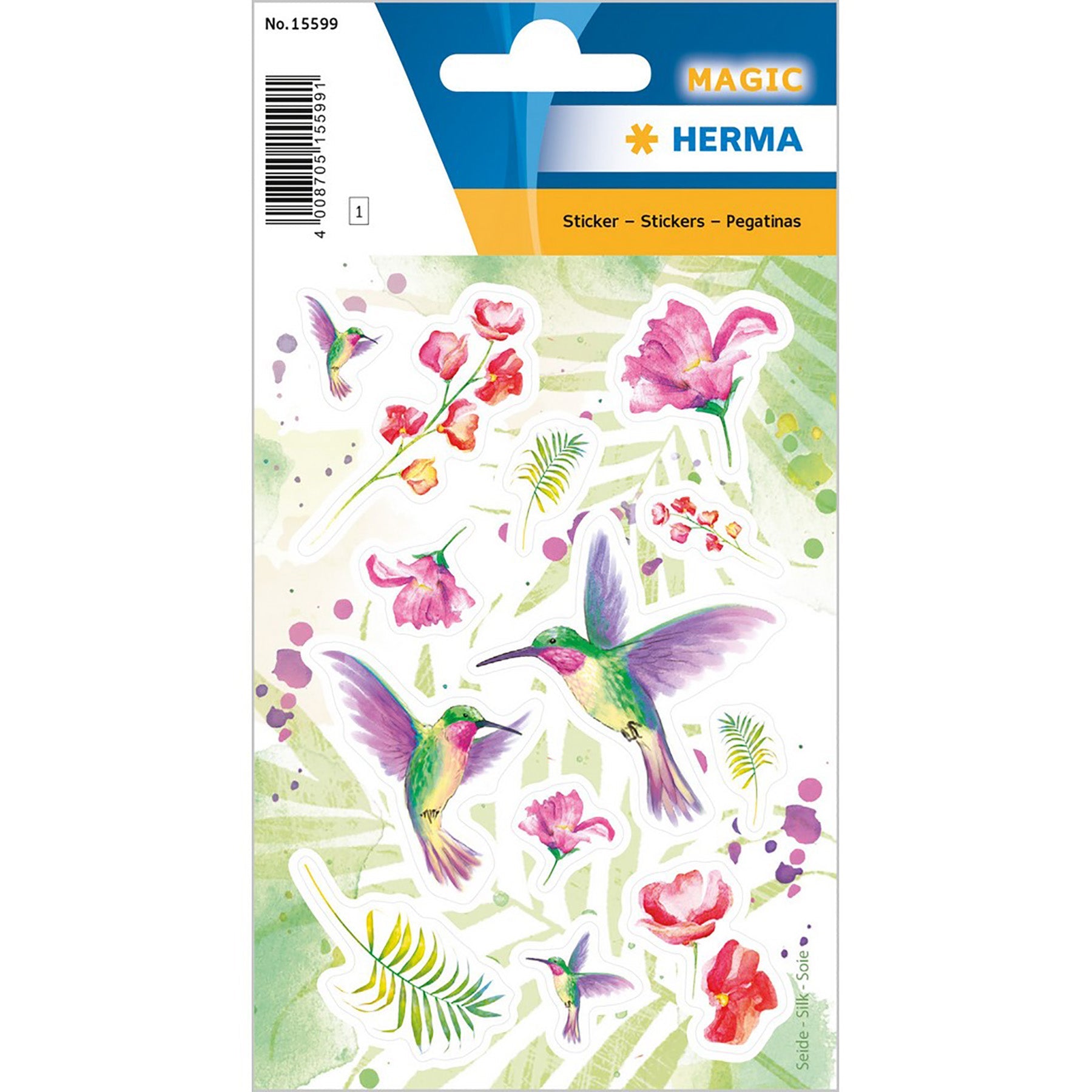 Herma Magic Stickers Tropical Island Silk 4.75x3.1in Sheet
