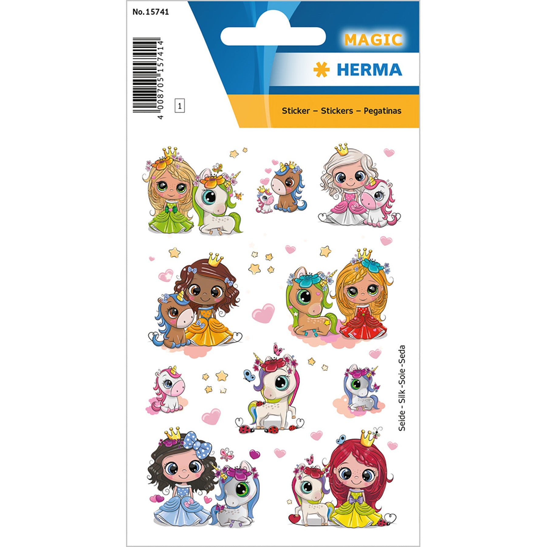 Herma Magic Stickers Sweeties and Friends Silk 4.75x3.1in Sheet