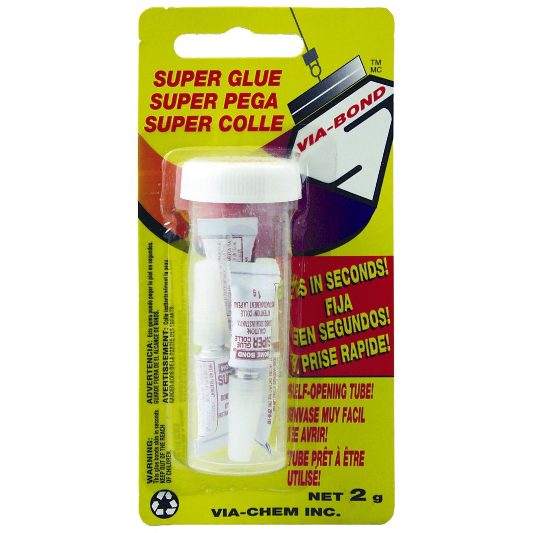 Viachem Super Glue 4 x 0.5g