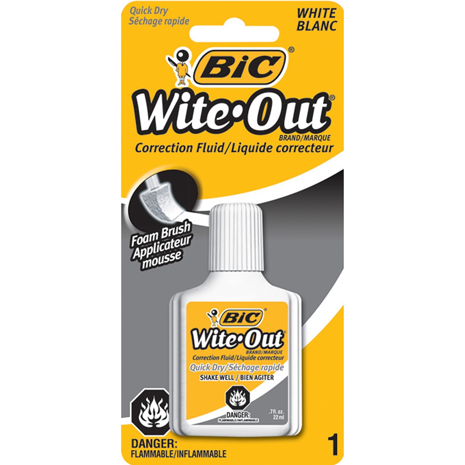 Bic Wite-out Correction Fluide 0.7oz