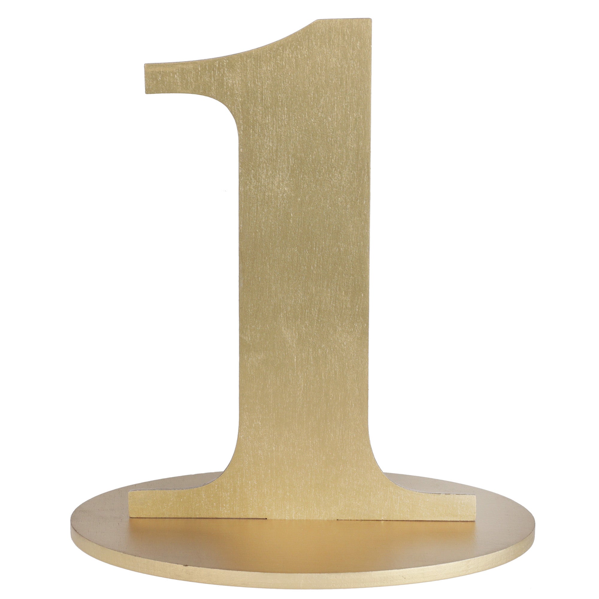 Number 1 Name Holder Gold Metallic 5.5x3.5x6.7in