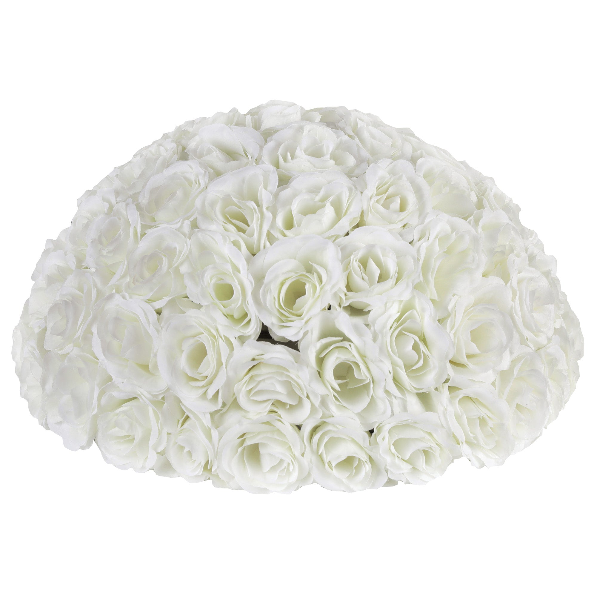 White Roses Table Decoration 16in