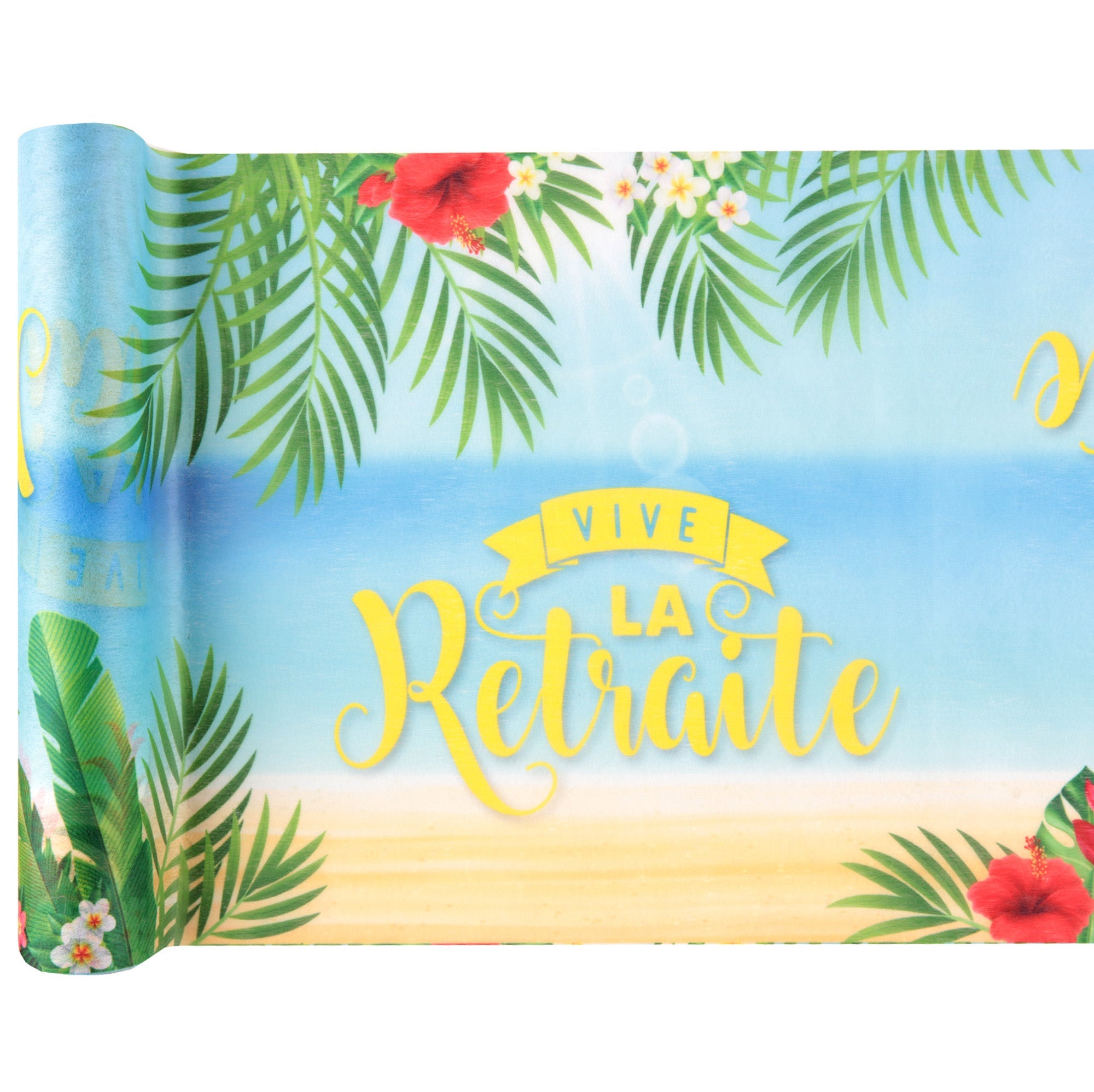 Vive La Retraite Table Runner 12x195in