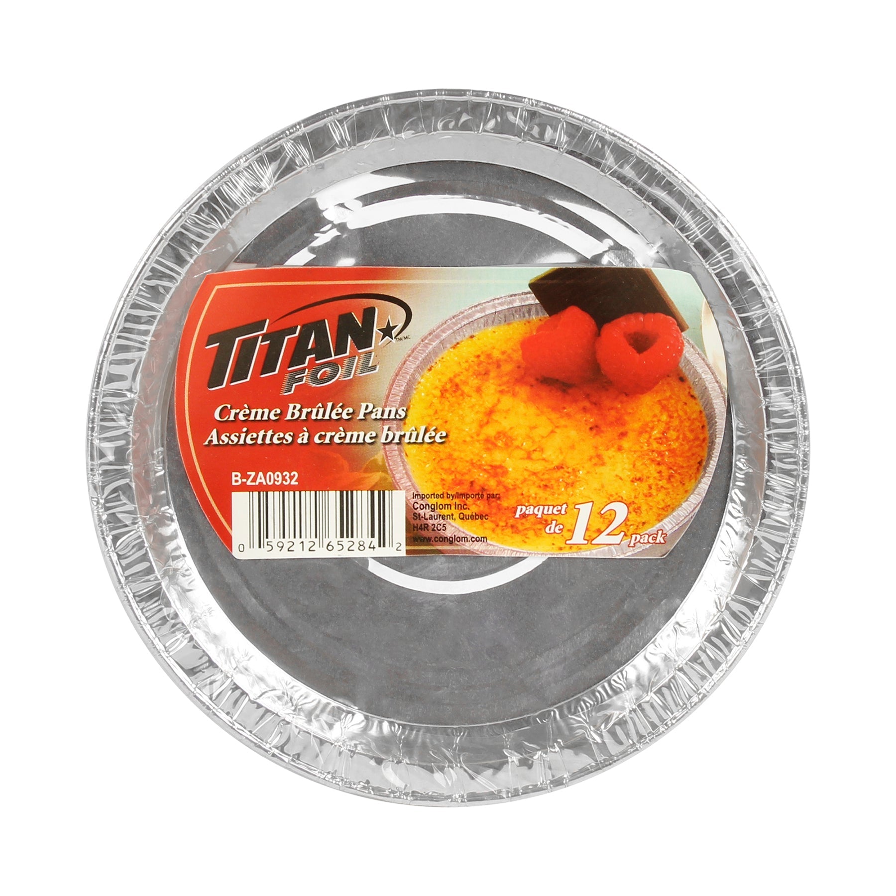 Titan 12 Crème Brulée Aluminium Pans 5.5in