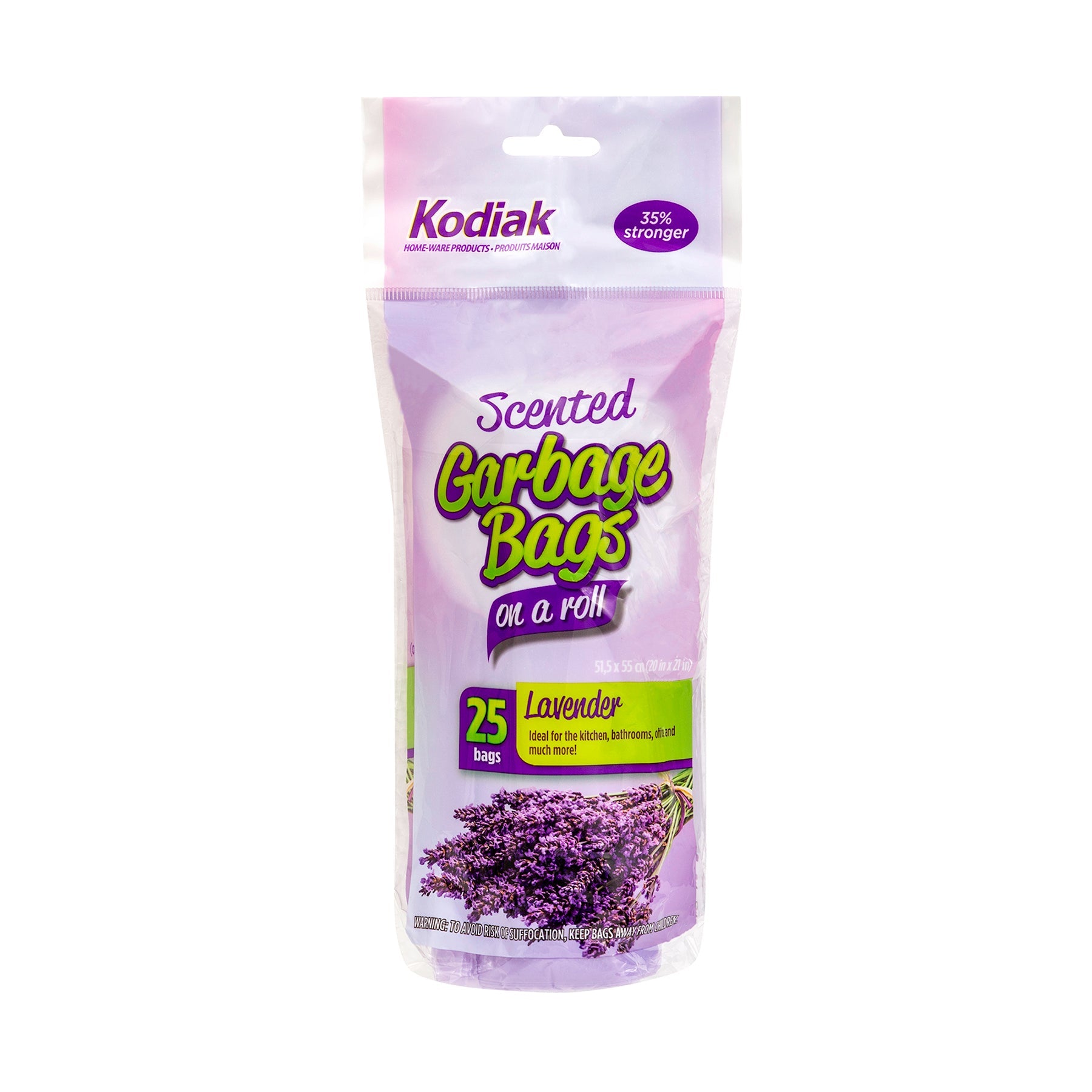 Kodiak 25 Scented Garbage Bags on a Roll 20x21in