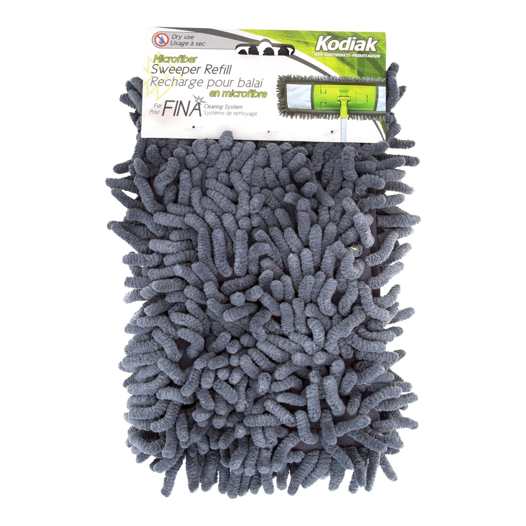 Kodiak Fina Sweeper Refill - Microfiber - Dry Use