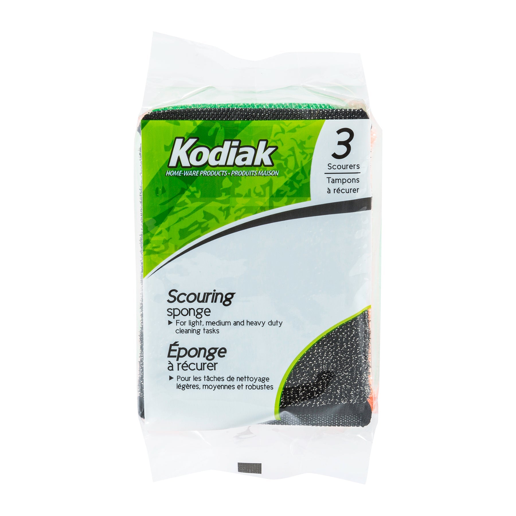 Kodiak 3 Scouring Sponges 5x3.25in 