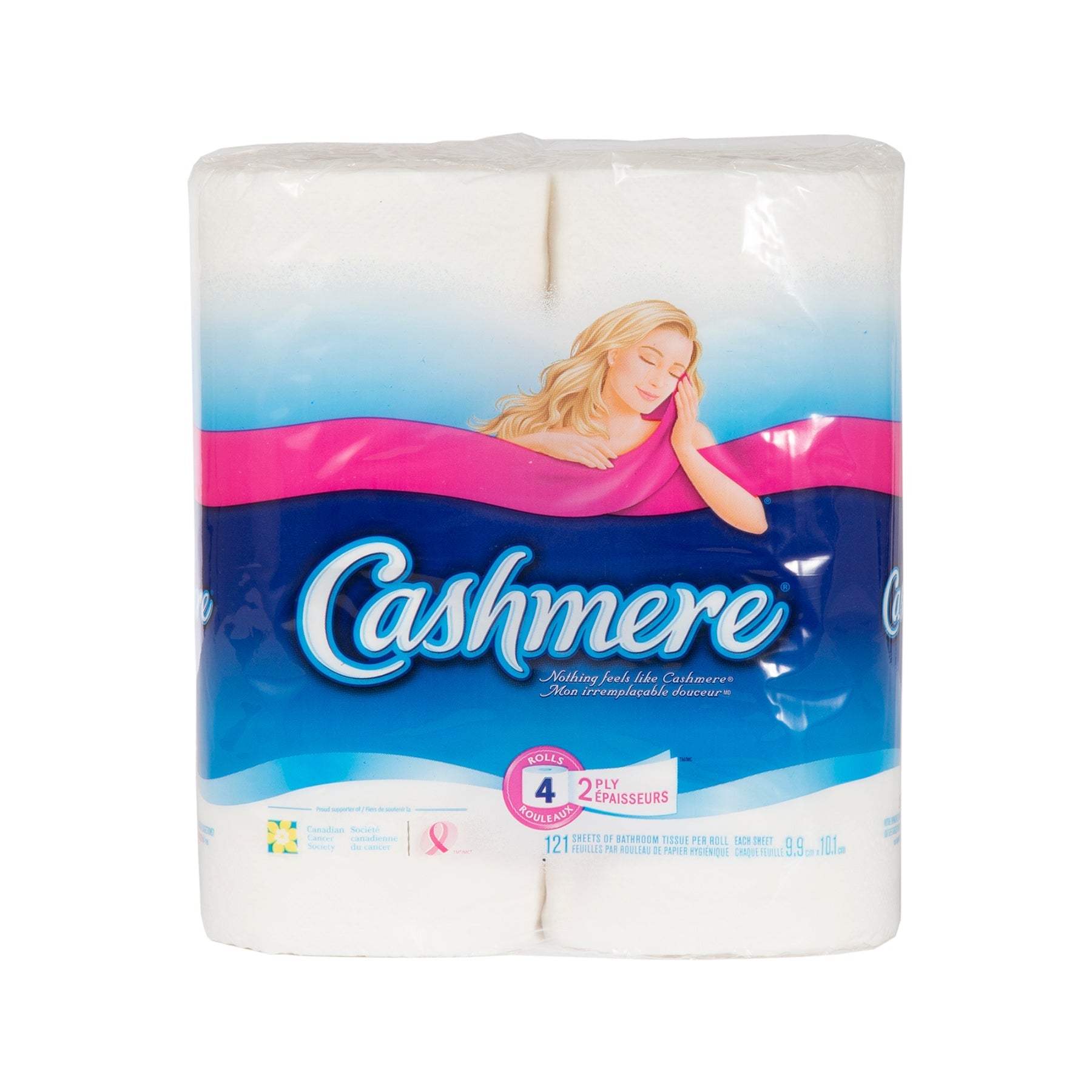 Cashmere 4 Rolls/ Pk of Toilet Tissue 121 sheet / roll 