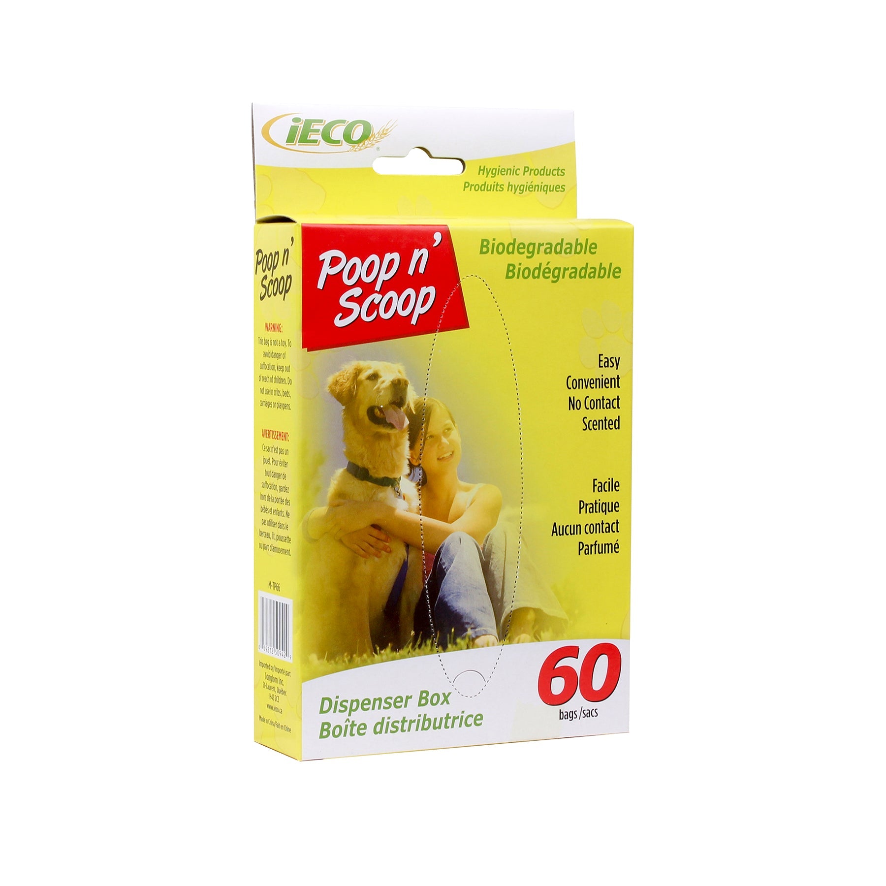 iEco 60 Poop-N-Scoop Bags 