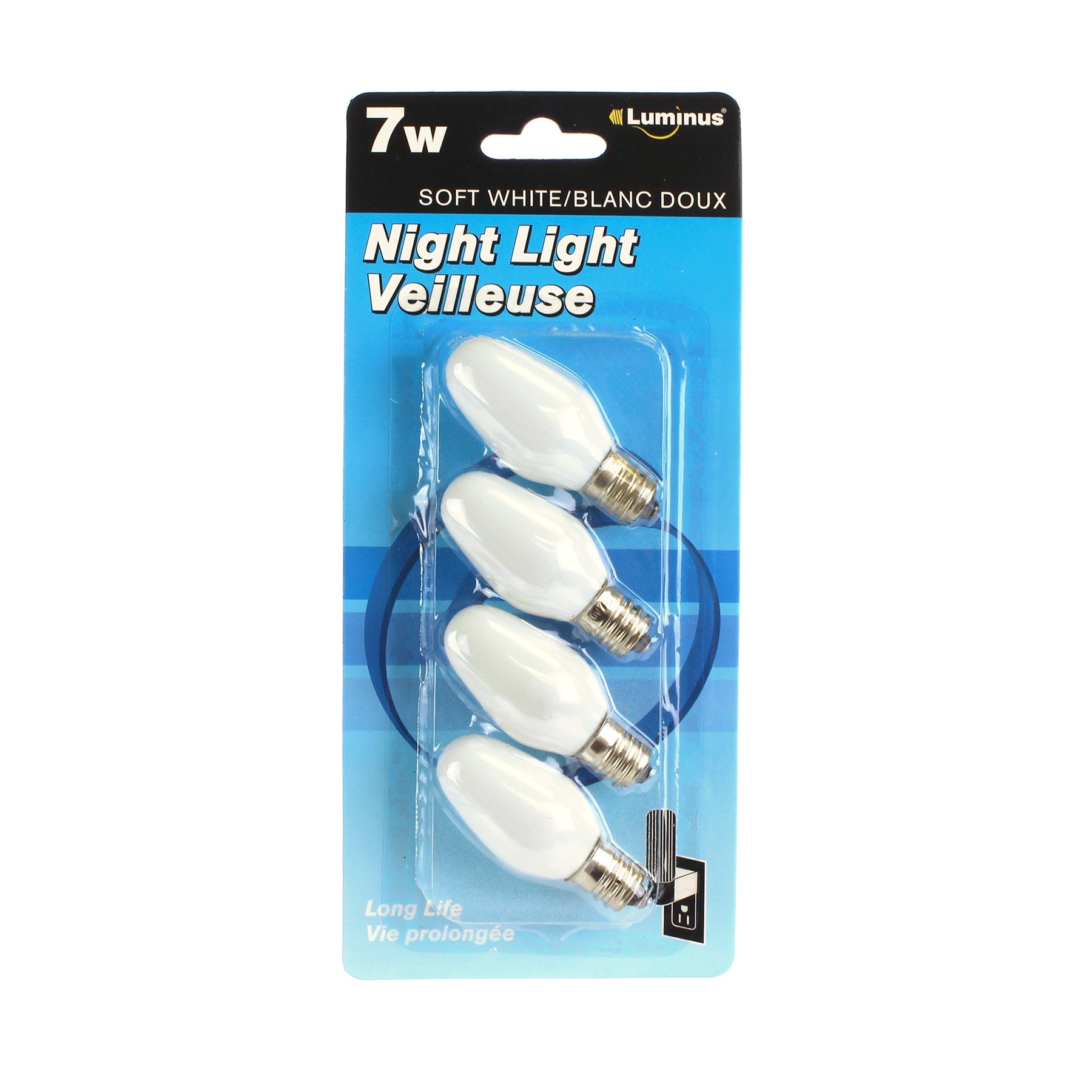 Luminus 4pcs Night Light Light Bulbs Soft White 7w