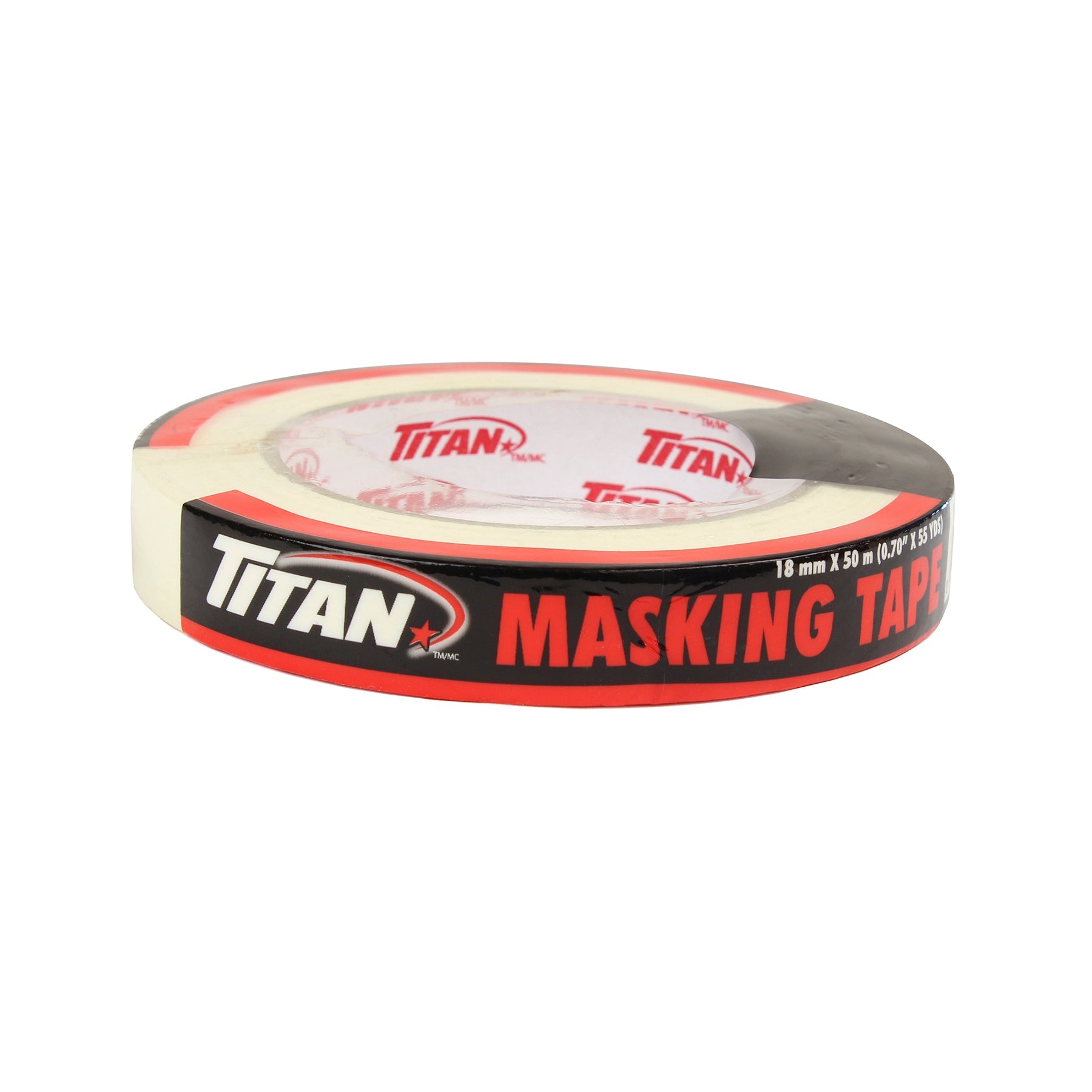 Titan Masking Tape 0.7in x 164ft  (18mm x 50m) 