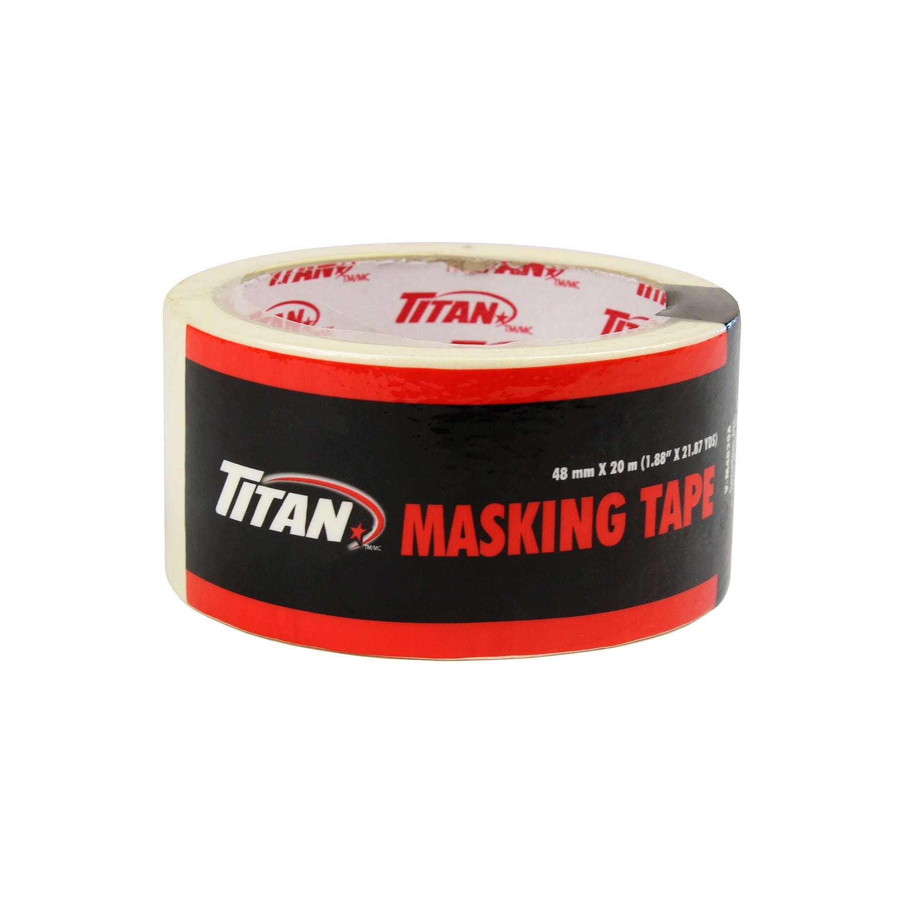 Titan Masking Tape 1.8in x 65.5ft (48mm x 20m) 