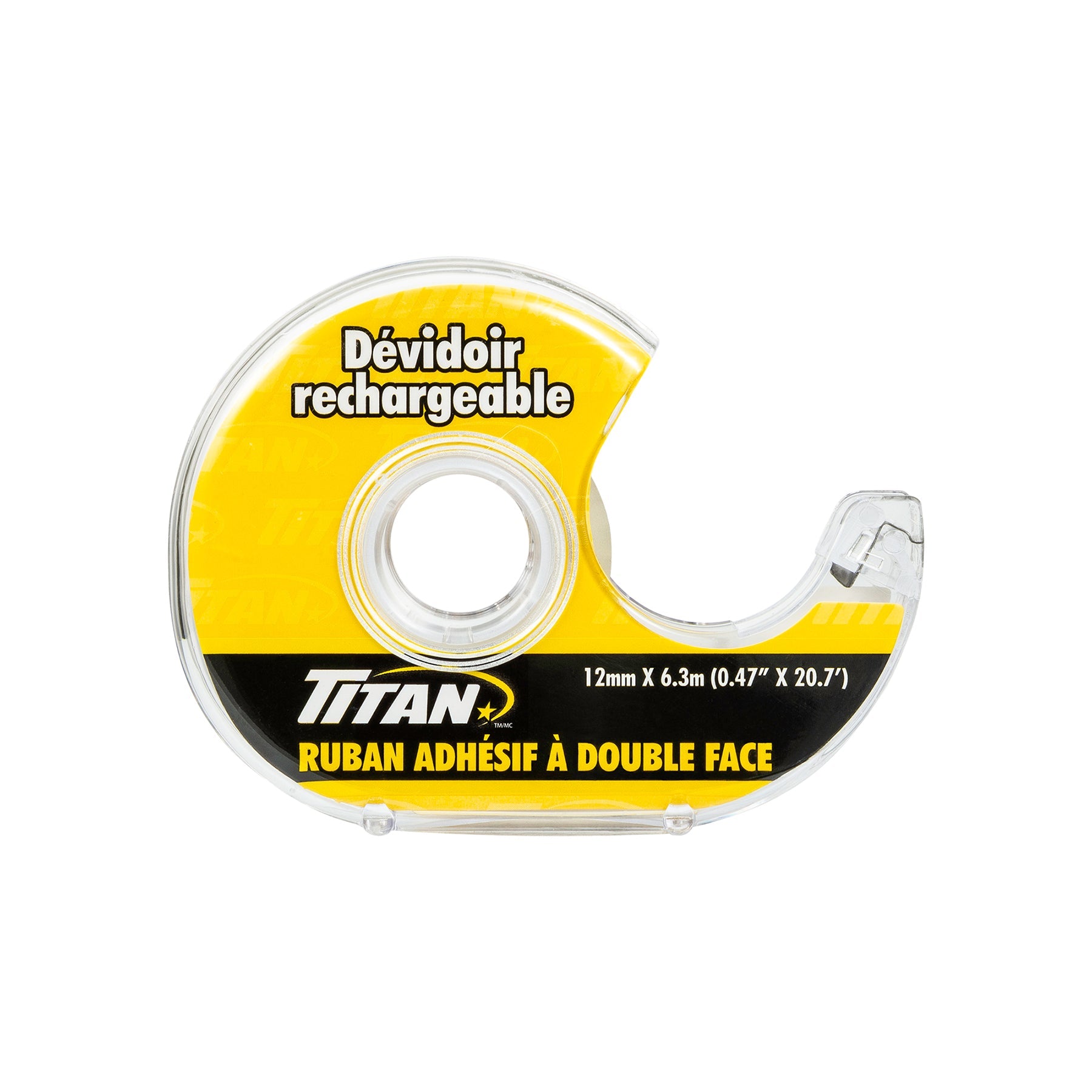 Titan Double Sided Tape in Dispenser 0.47in x 20.7ft