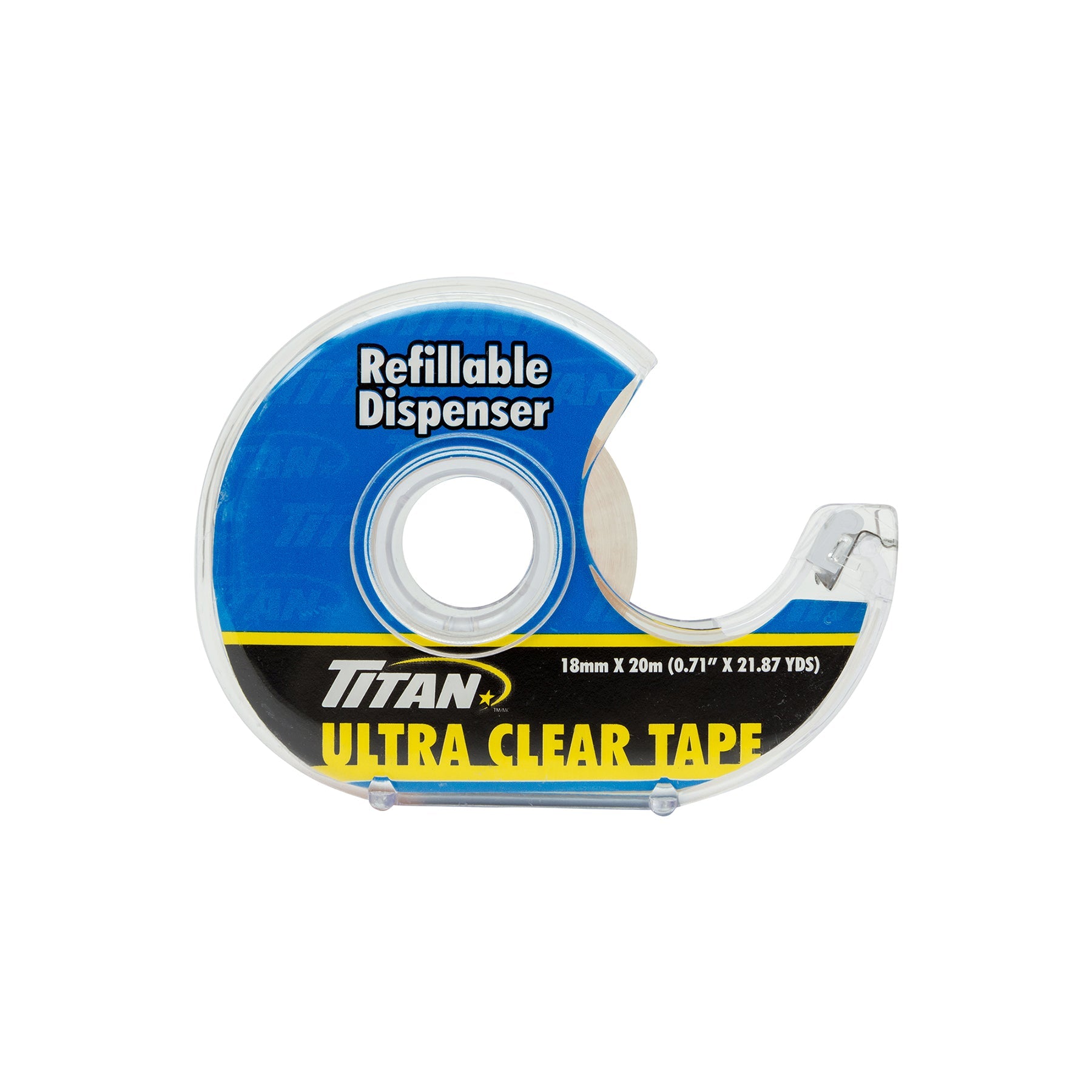Titan Ultra Clear Tape in Dispender 0.71in x 21.87yds