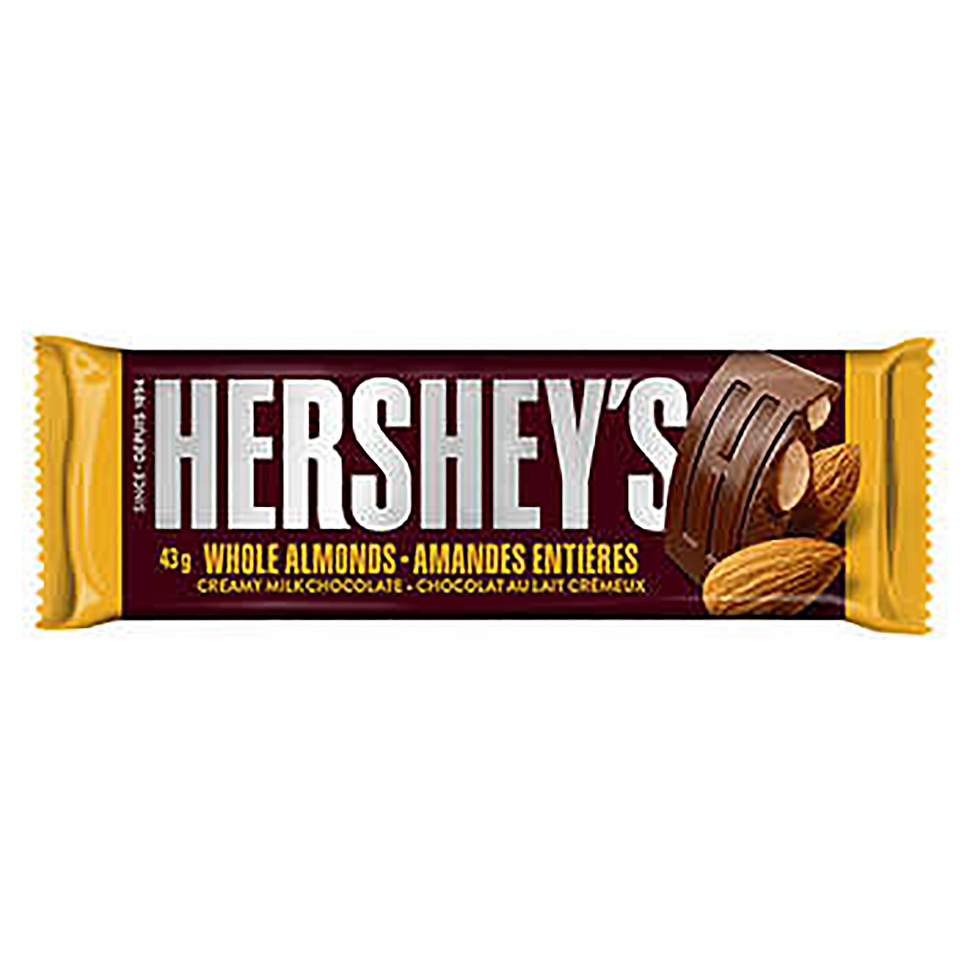 Hershey's Creamy Milk Chocolate - Whole Almonds 43g