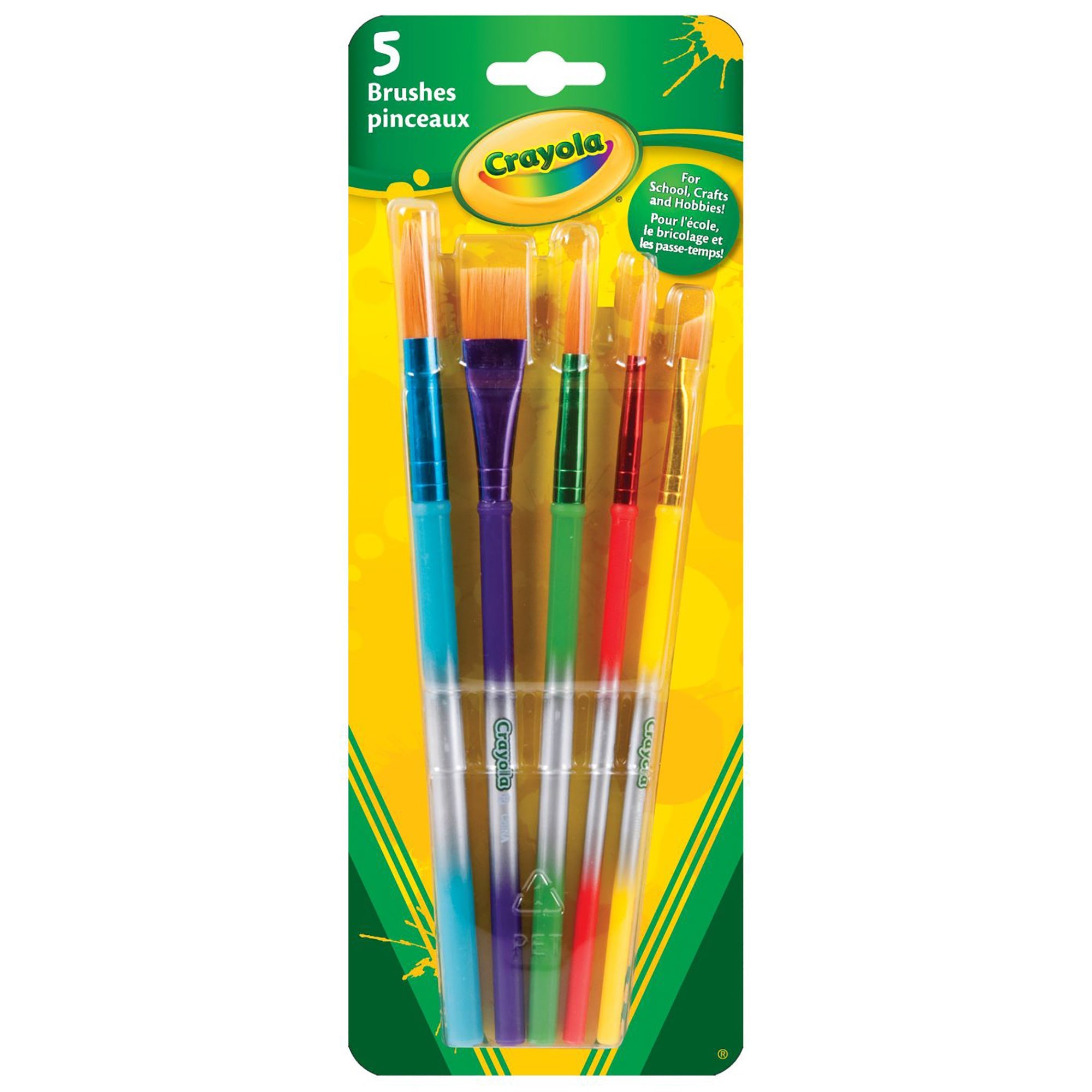 Crayola 5 Premium Paintbrushes
