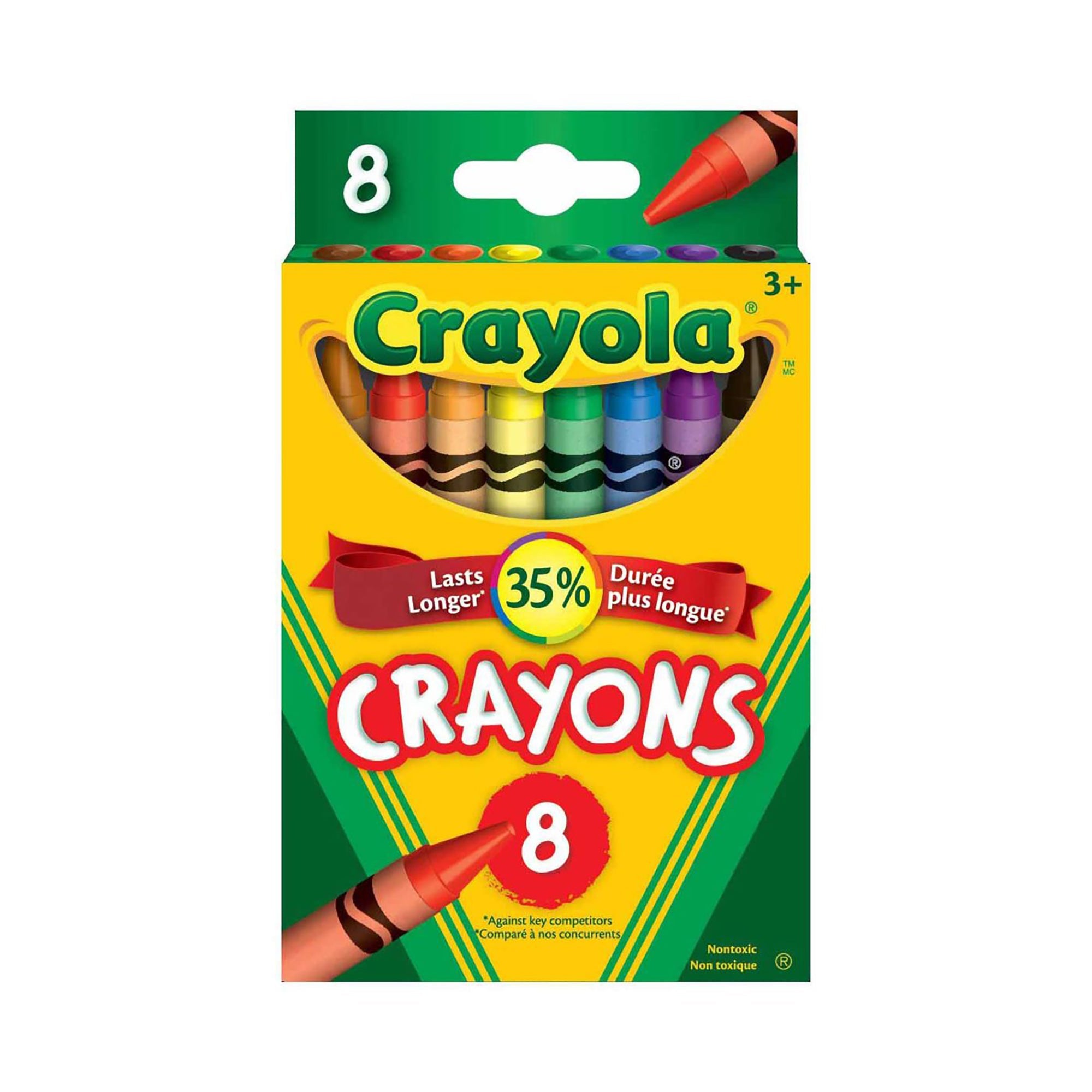 Crayola 8 Crayons - Non-toxic   