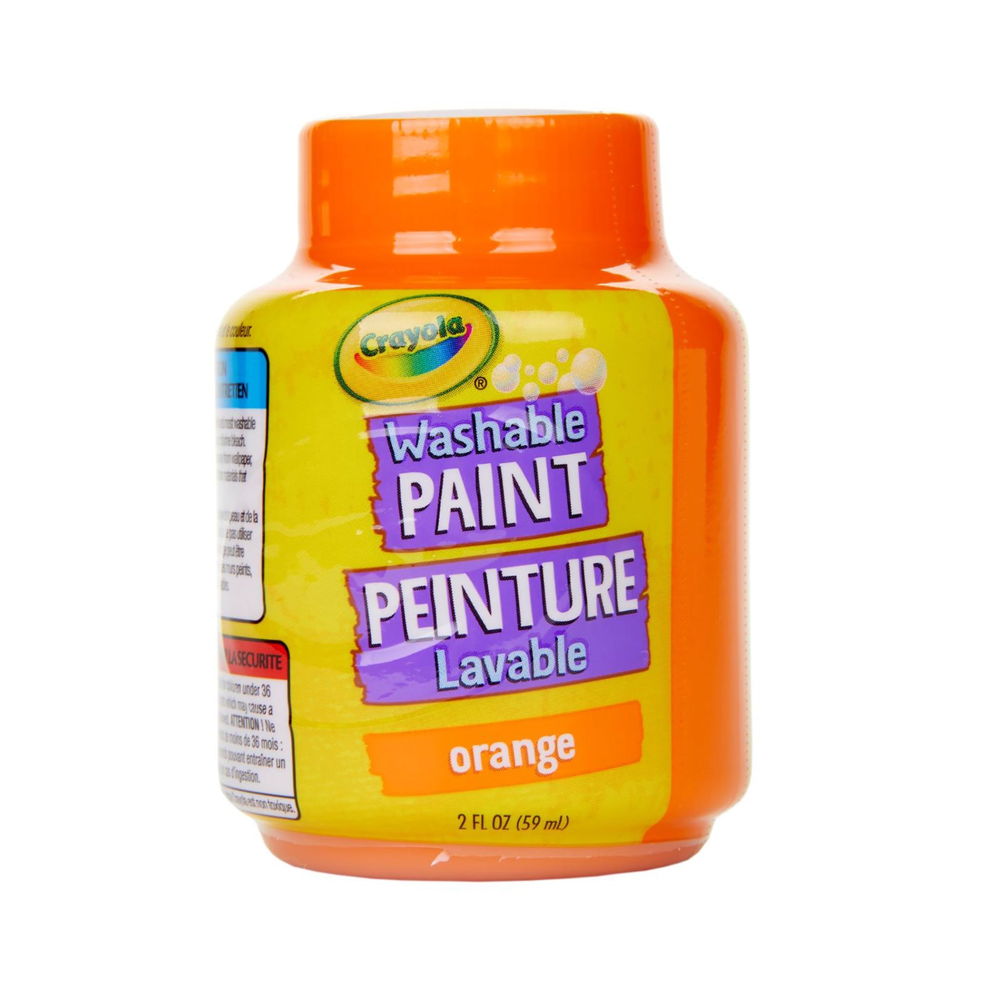 Crayola Washable Paint - Orange 59ml