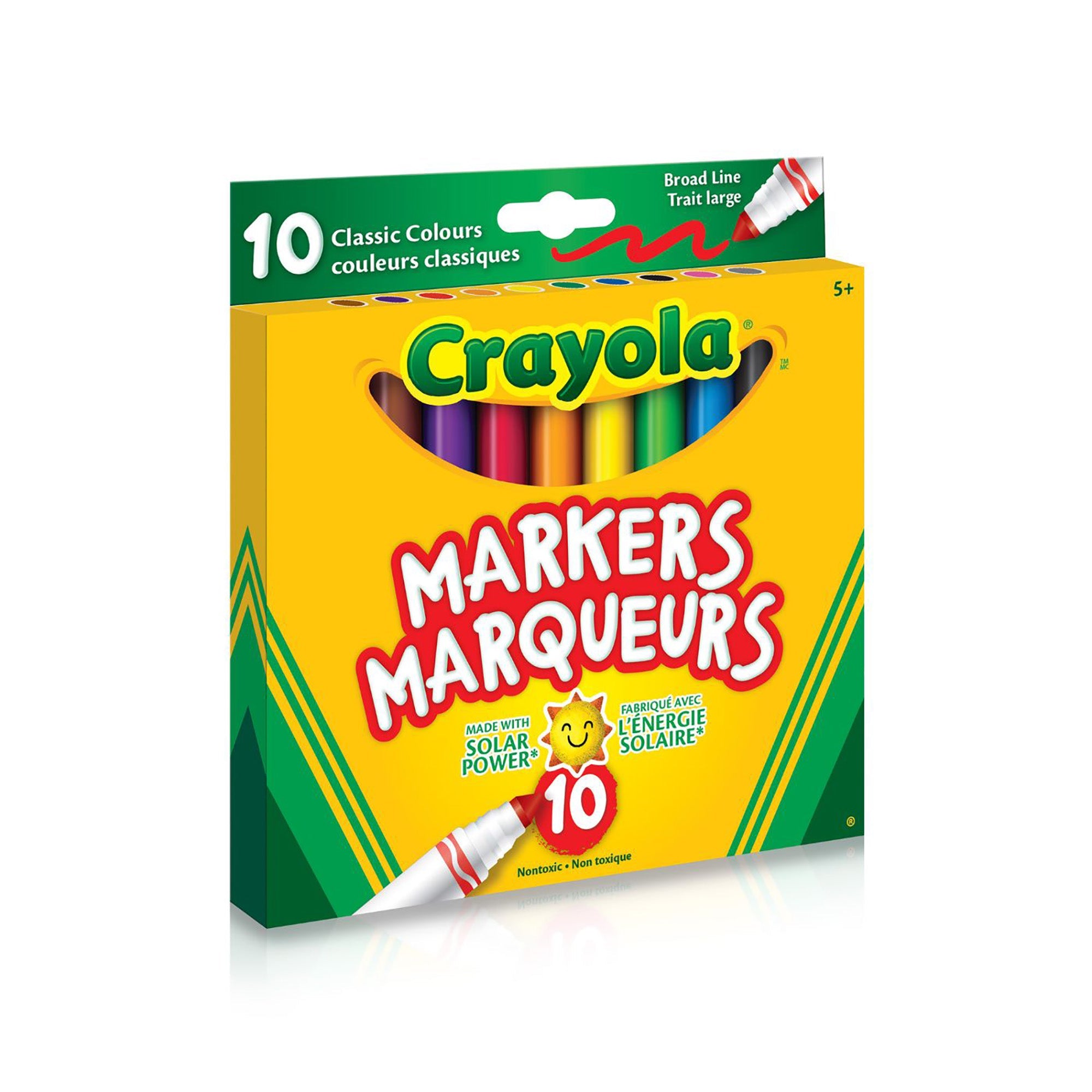 Crayola 10 Broad Line Markers - Original