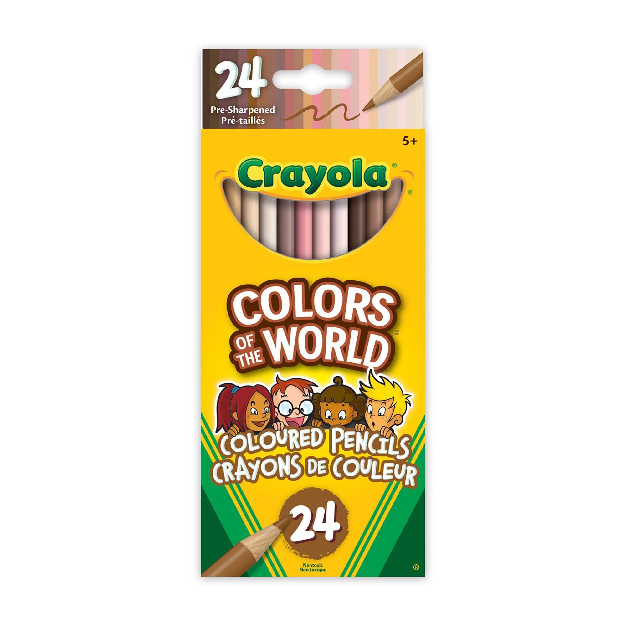 Crayola 24 Colored Pencils - Colors of the World 