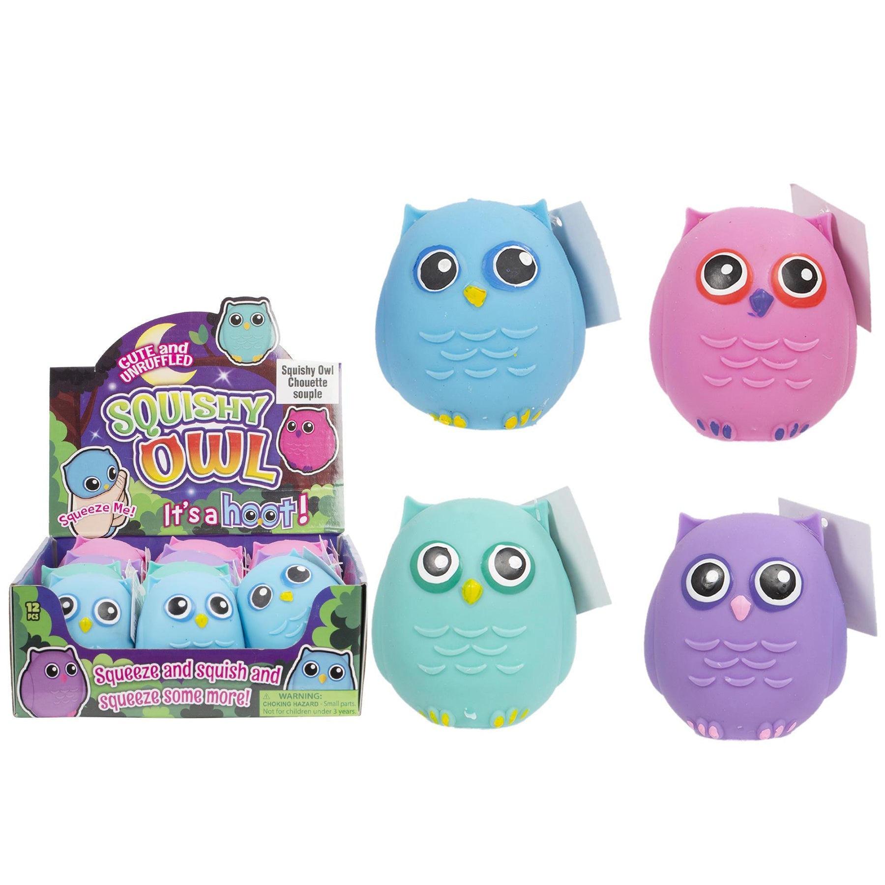 Squishy Owl 3in