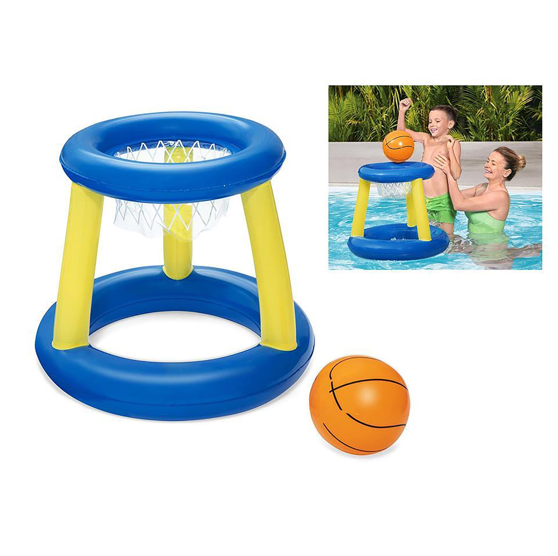 Inflatable Water Basketball Hoop Set 23in