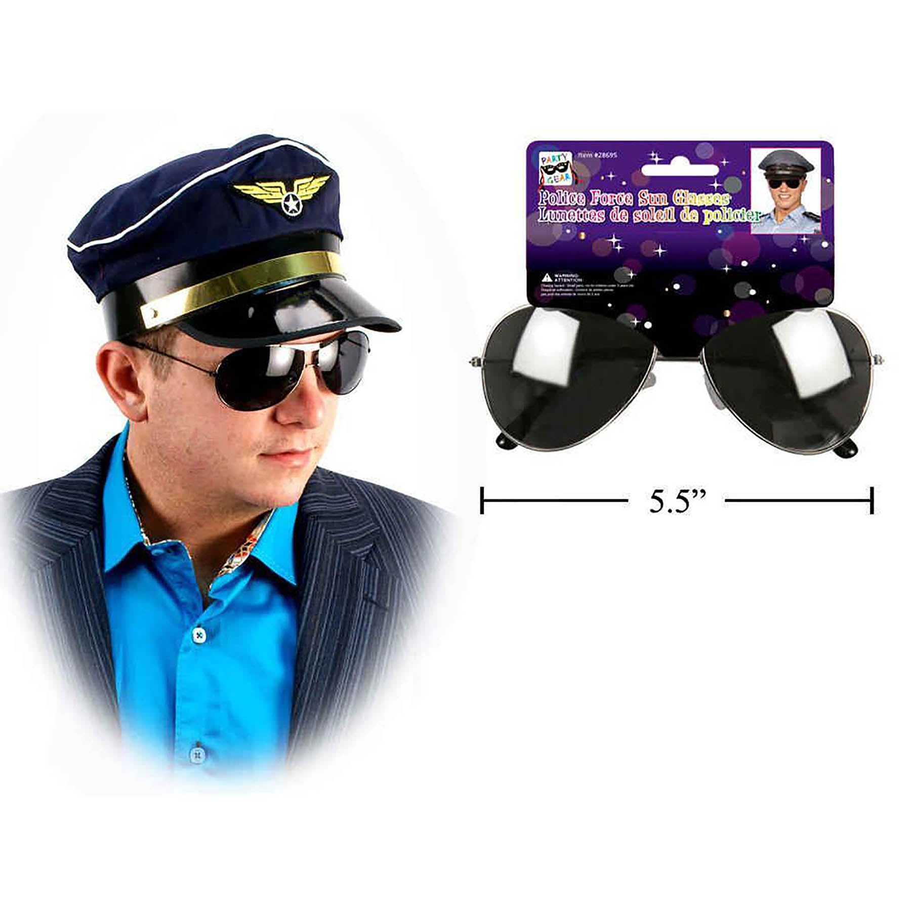 Party Gear Police Force Sunglasses