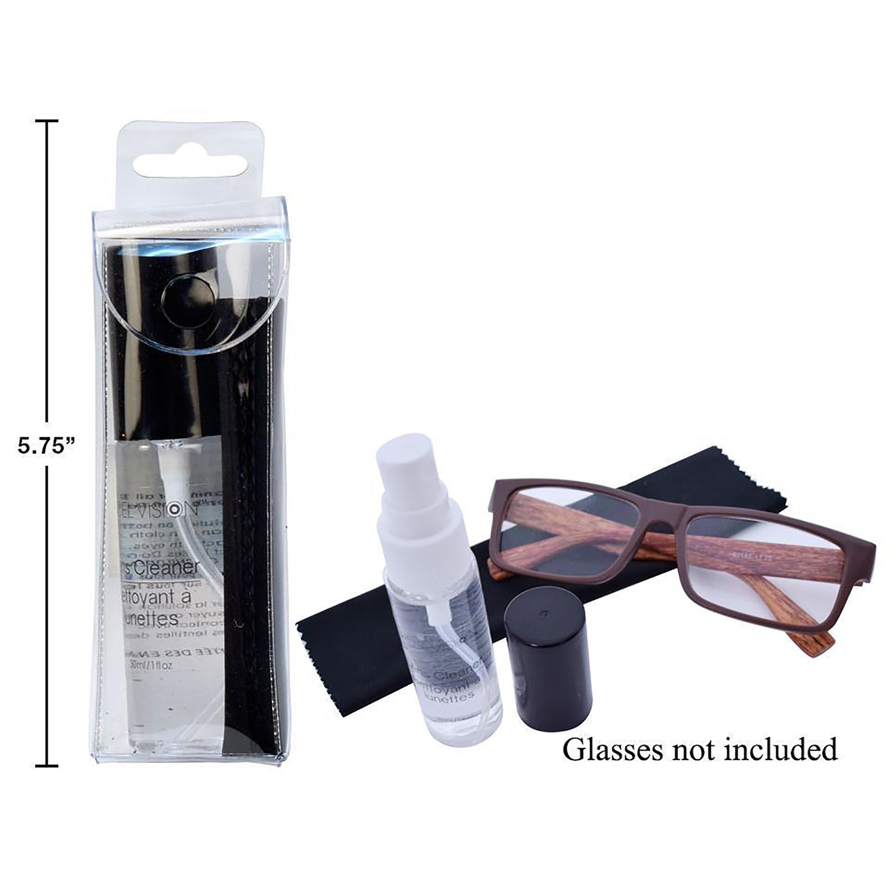 Excel Vision Eyeglass Cleaning Set 7x7.8in
