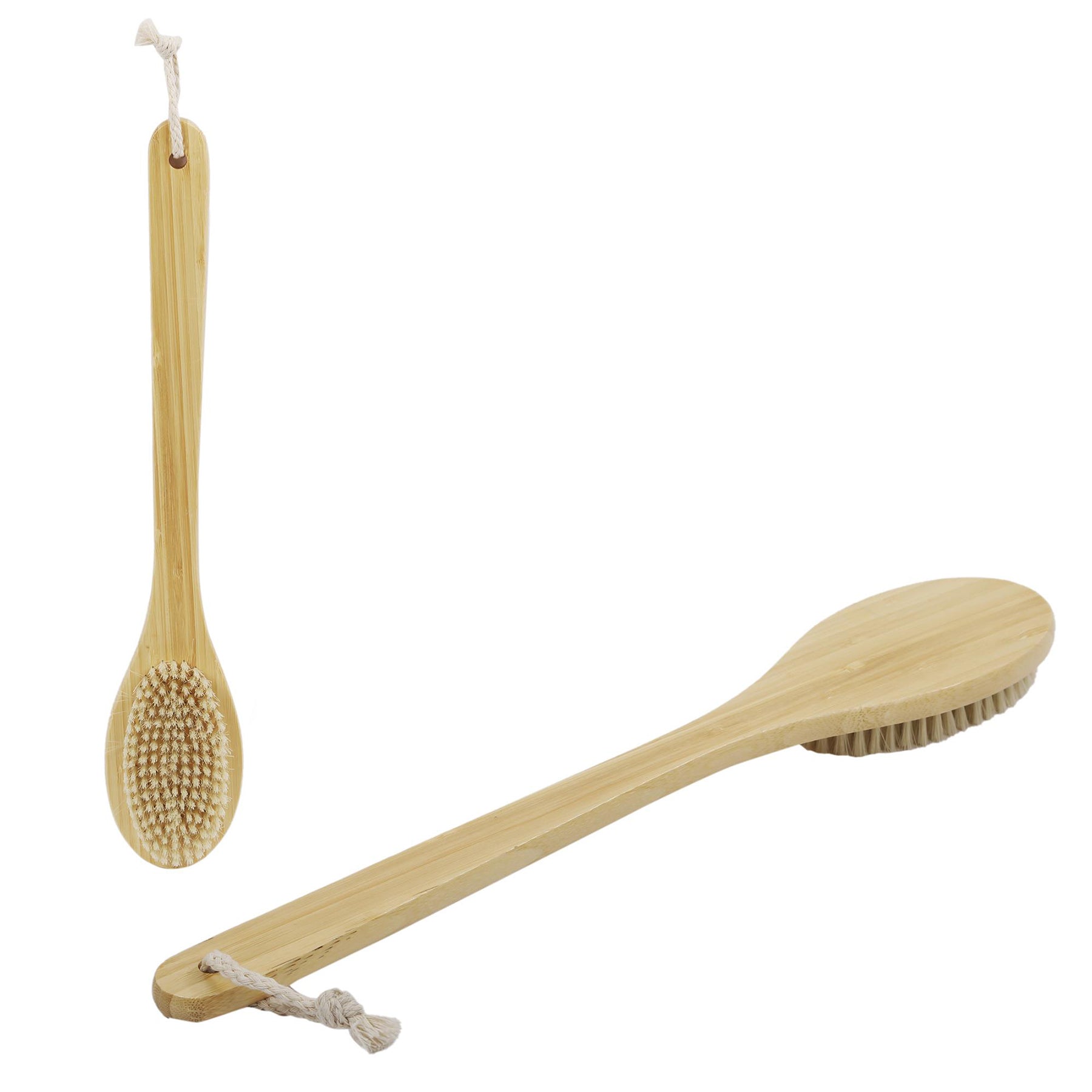 Bodico Bath Brush Bamboo 15.7x2.8in