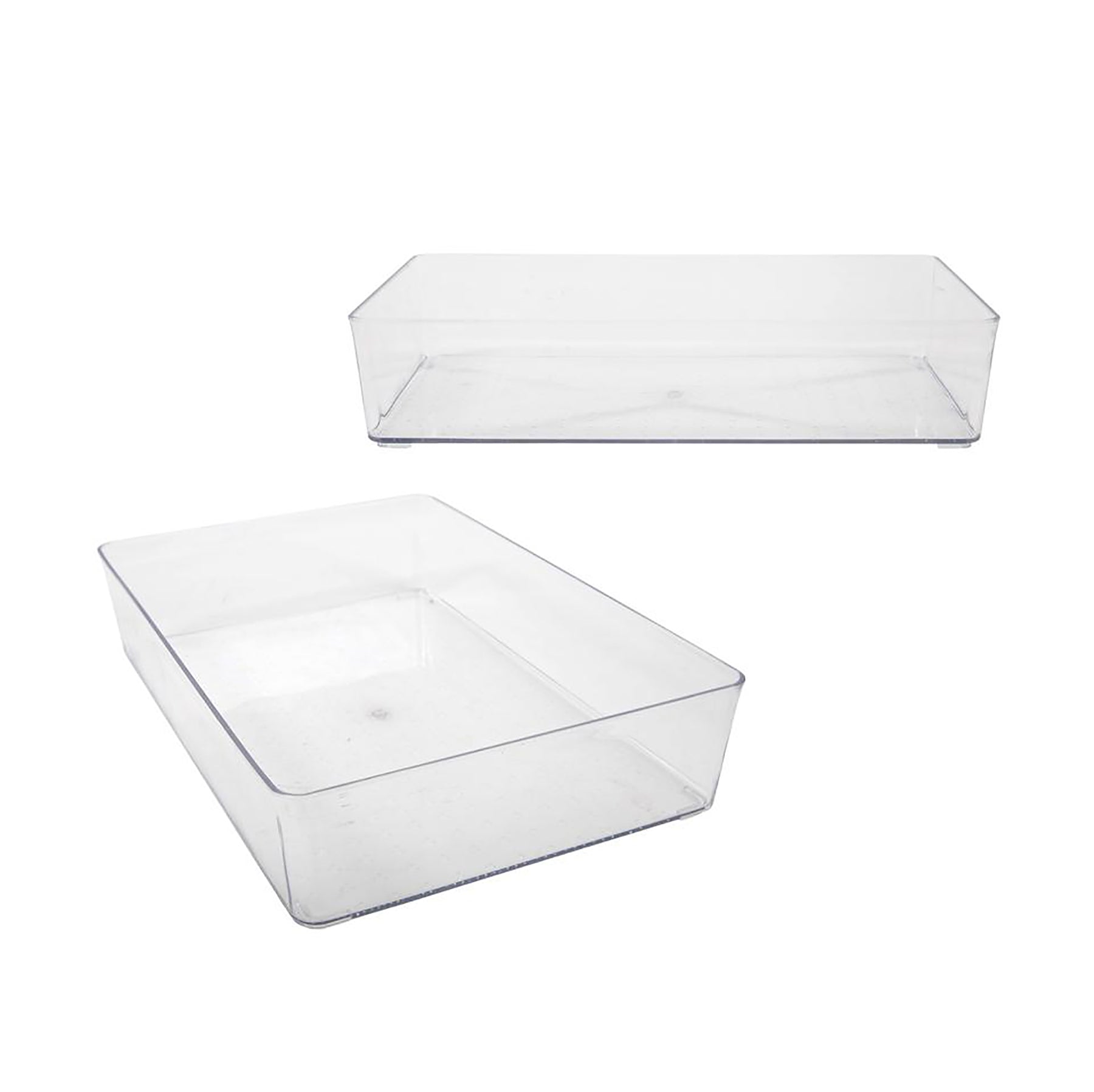 Bodico Storage Bin Clear Acrylic 7.9x11.8x2.4in