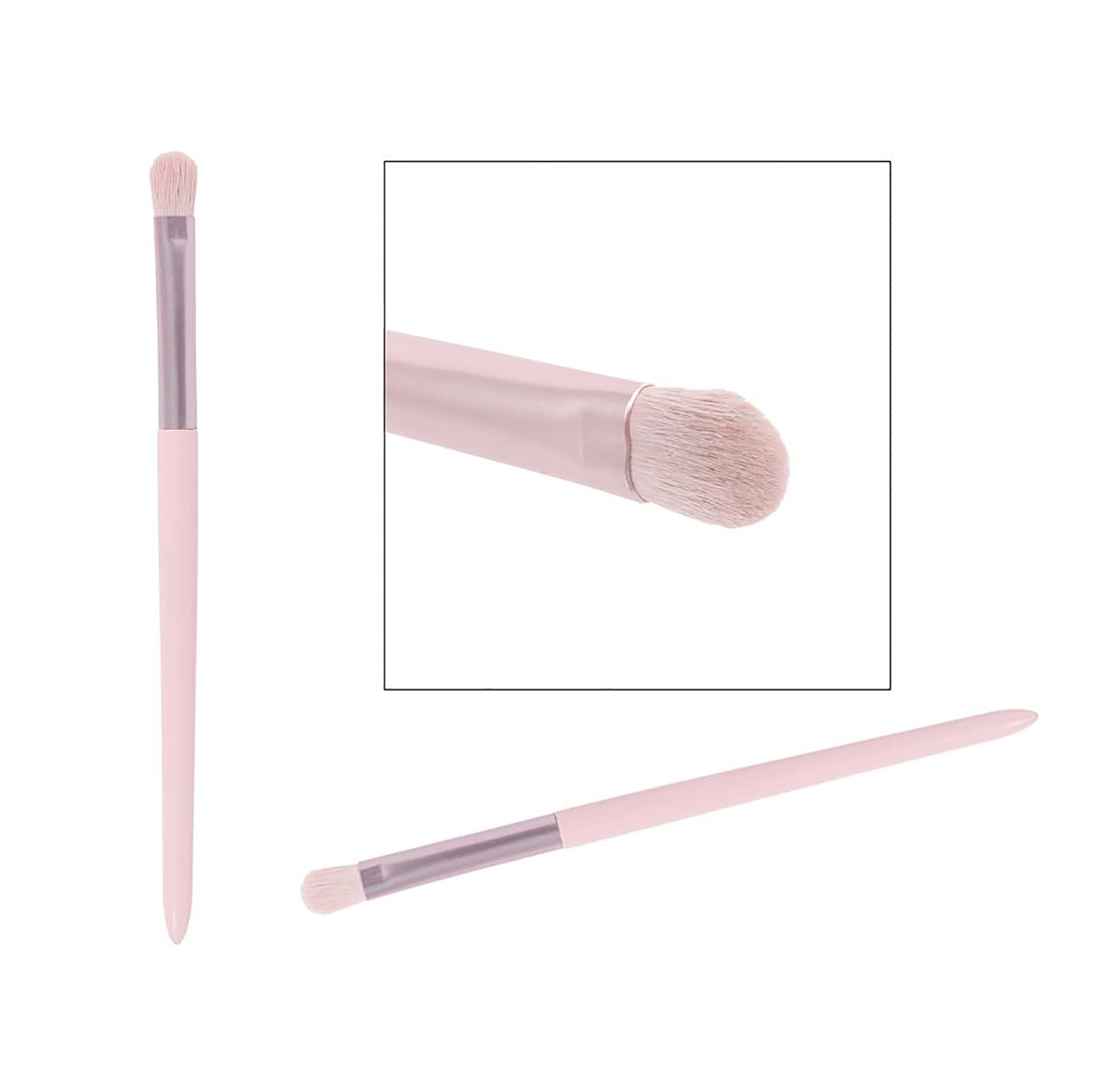 Bodico Shadow Brush Pink-blush Small 6in  Bristles 0.6in