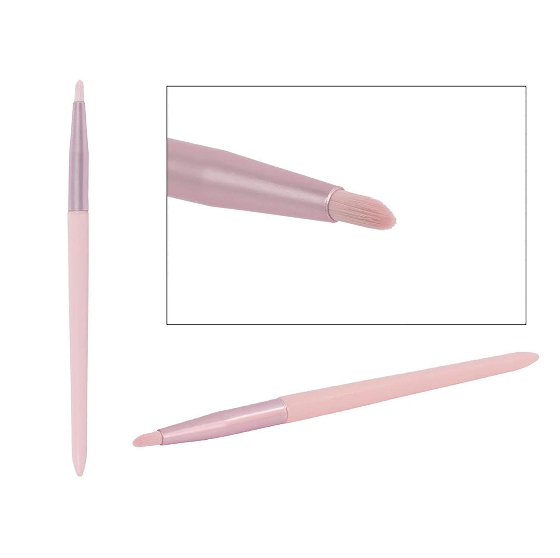 Bodico Detail Brush Pink-blush 5.75in Bristles 0.3in