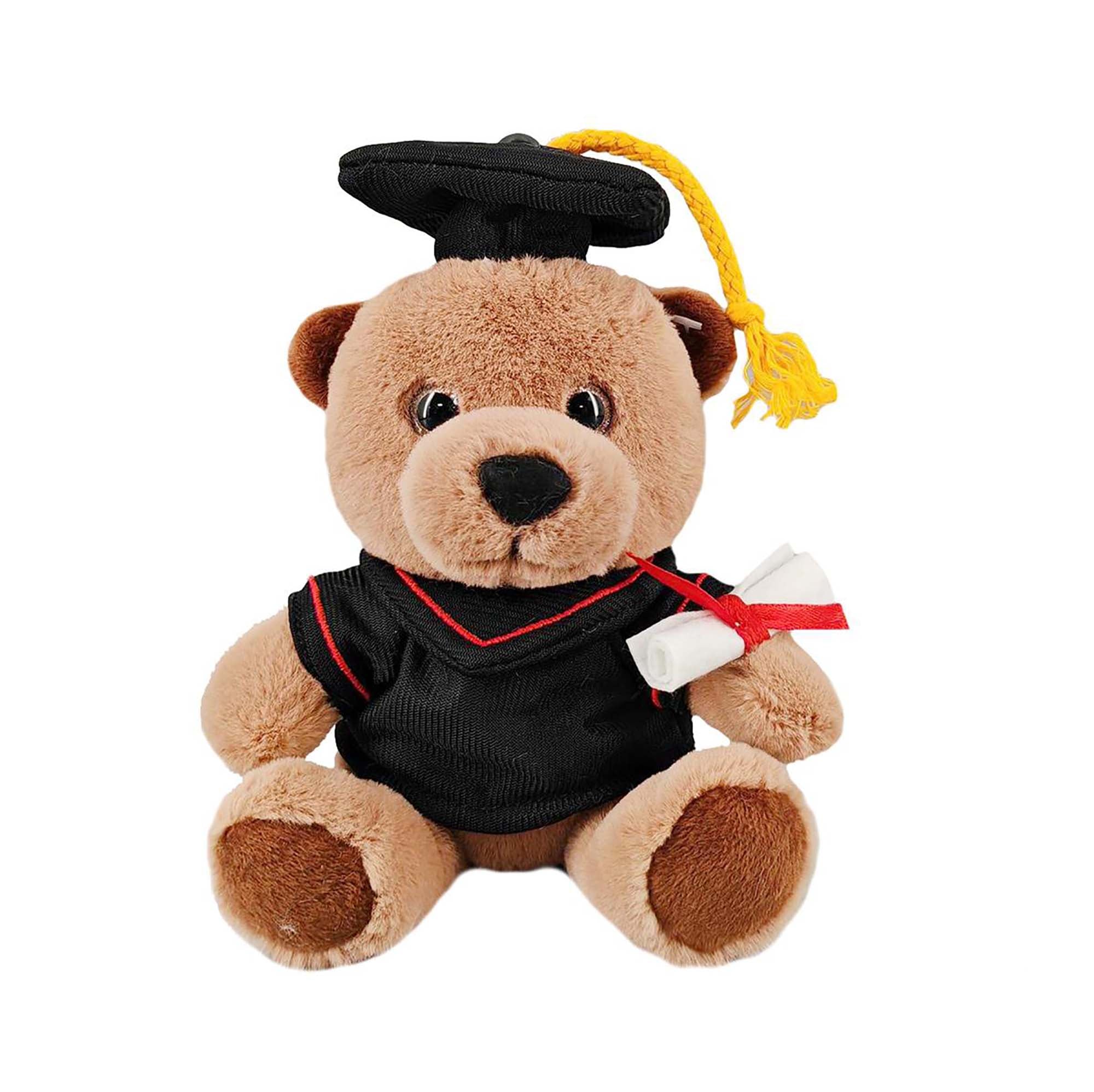 Graduation Plush Bear with Hat and Gown 6in