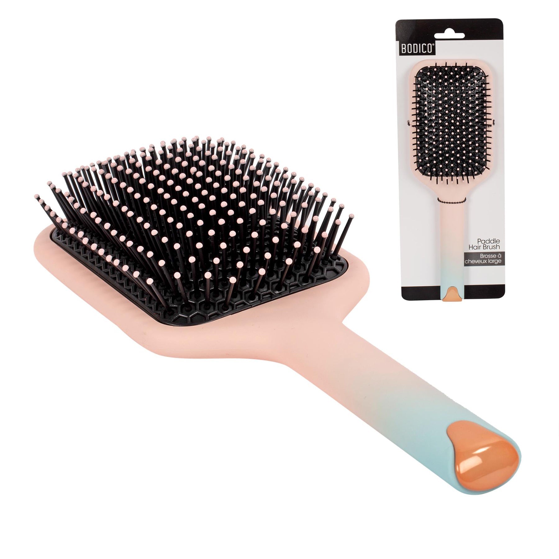 Bodico Hair Brush Paddle Ombre 9.75x3.25in