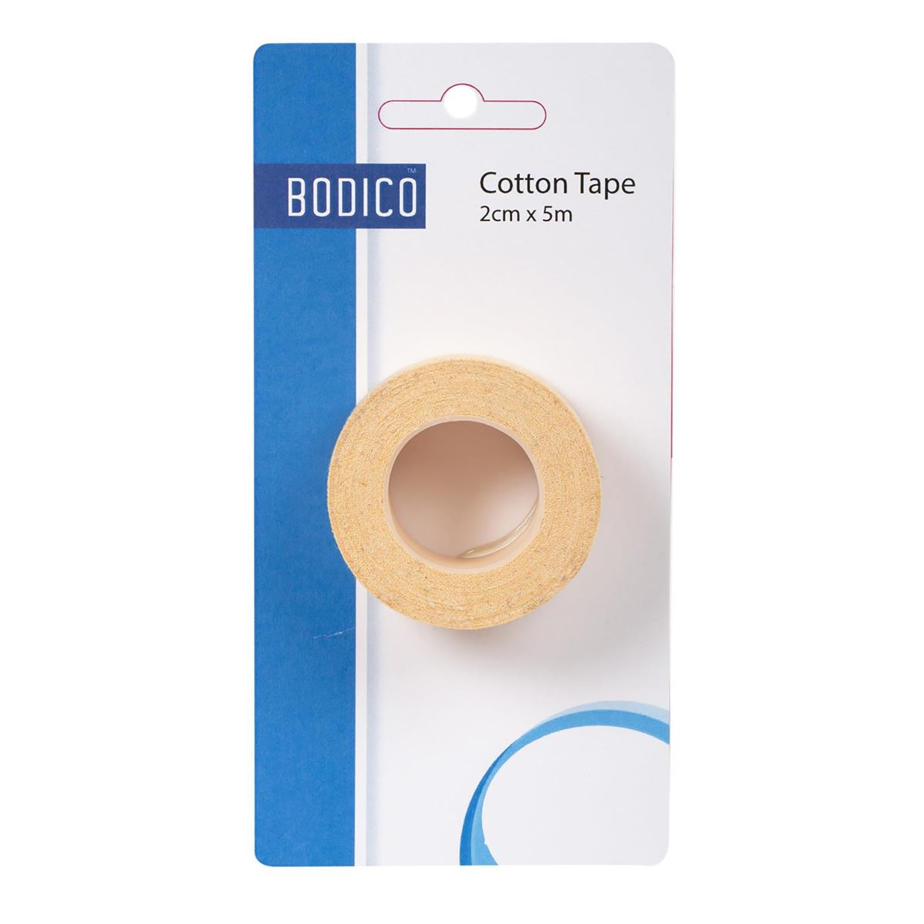 Bodico White Cotton Tape 0.78in x 16.4ft