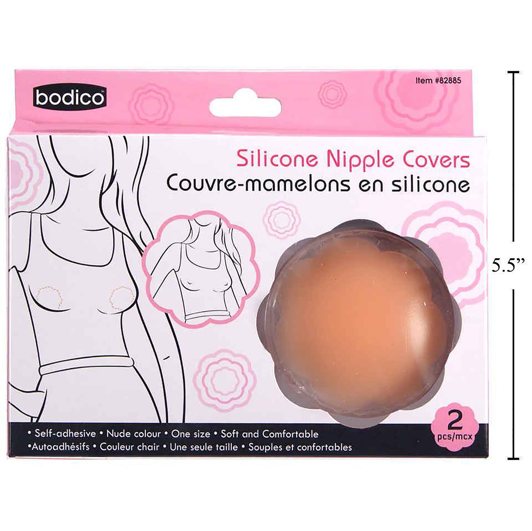 Bodico 2 Silicone Nipple Covers 