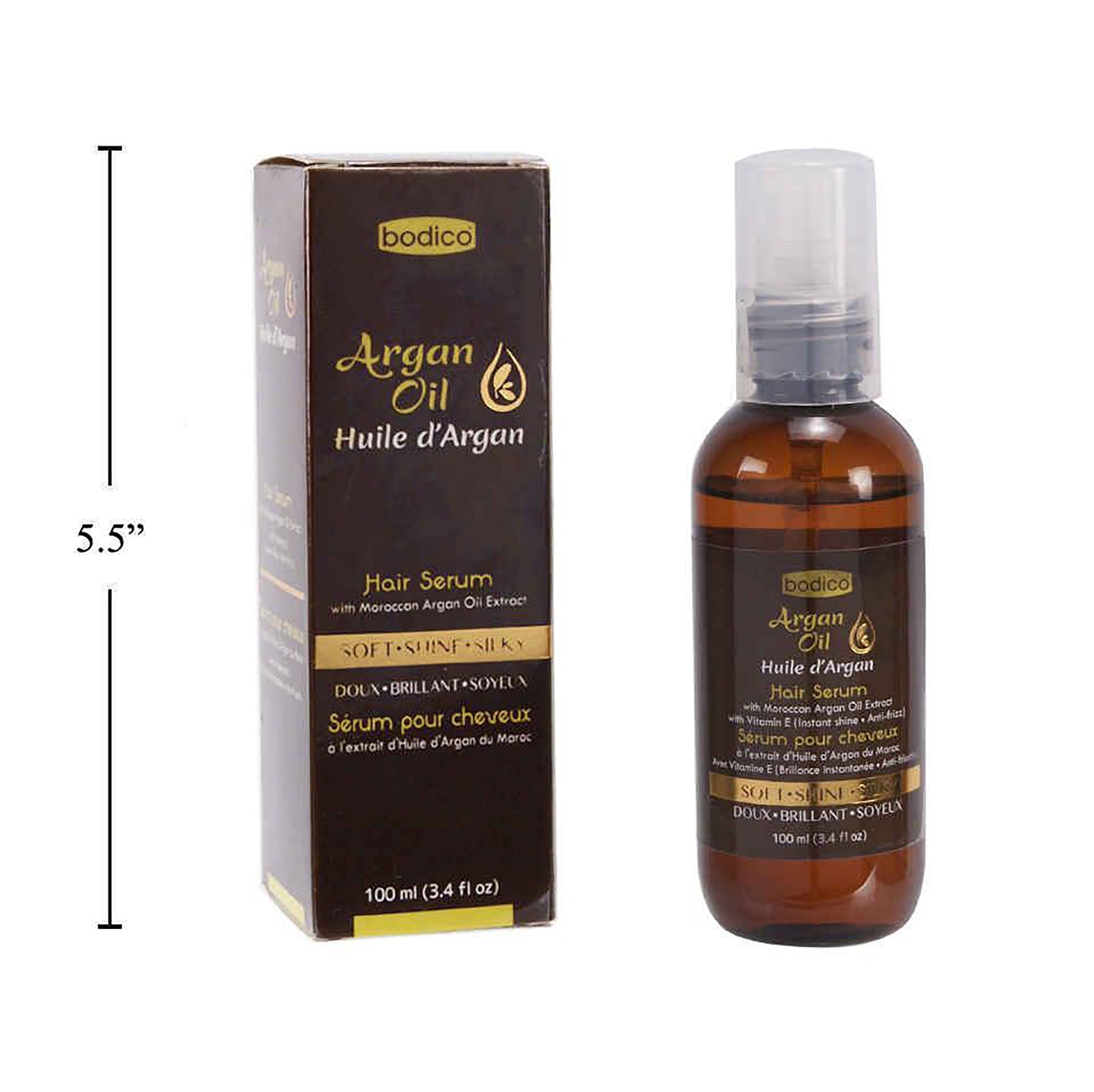 Bodico Hair Treatment /Serum Argan Oil 3.4oz