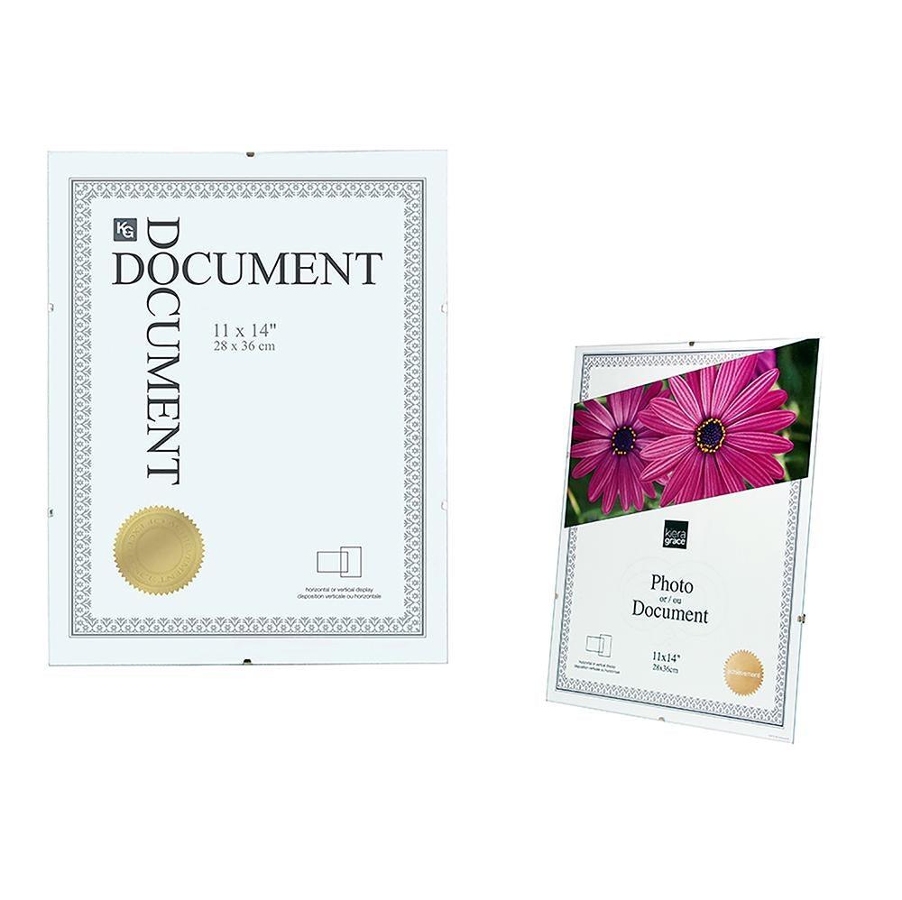 Clip Document Frame 11X14In Clear - Dollar Max Depot