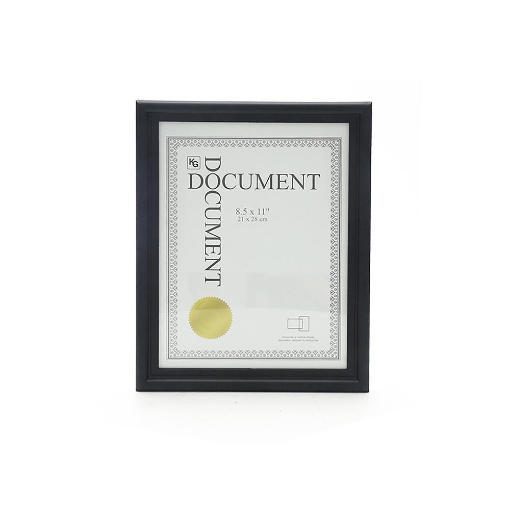 Embassy 8.5X11In Document Frame, Black - Dollar Max Depot