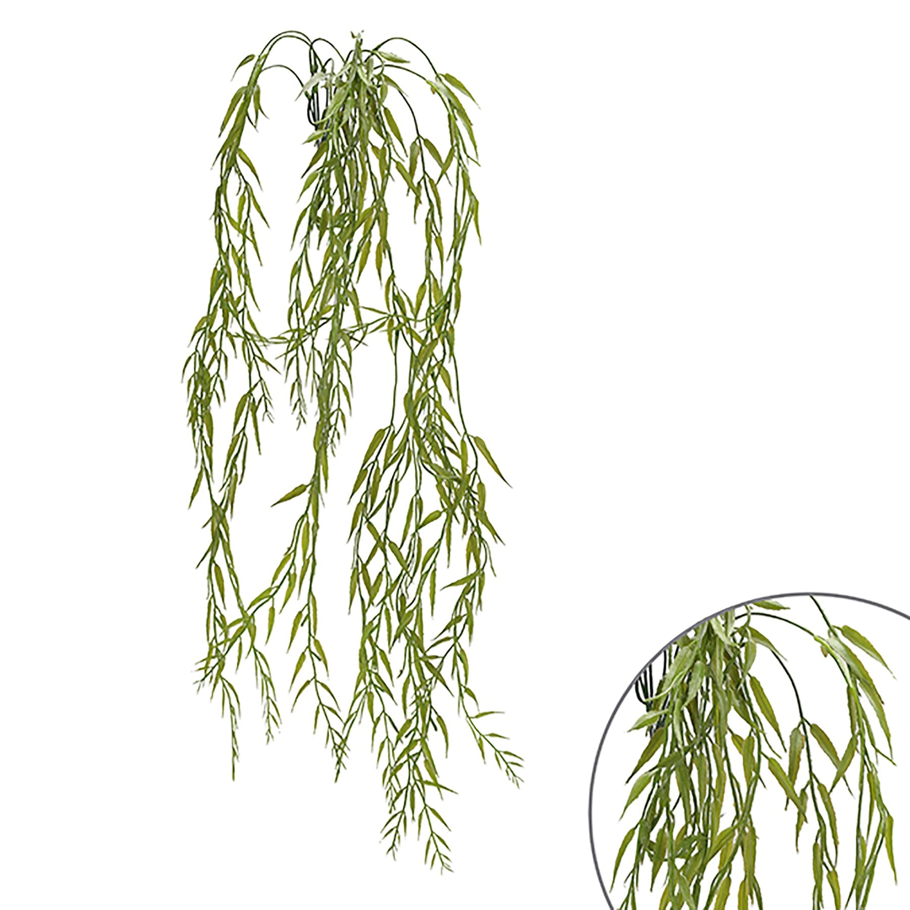 Green Bamboo Bushvine Plastic 33.4in