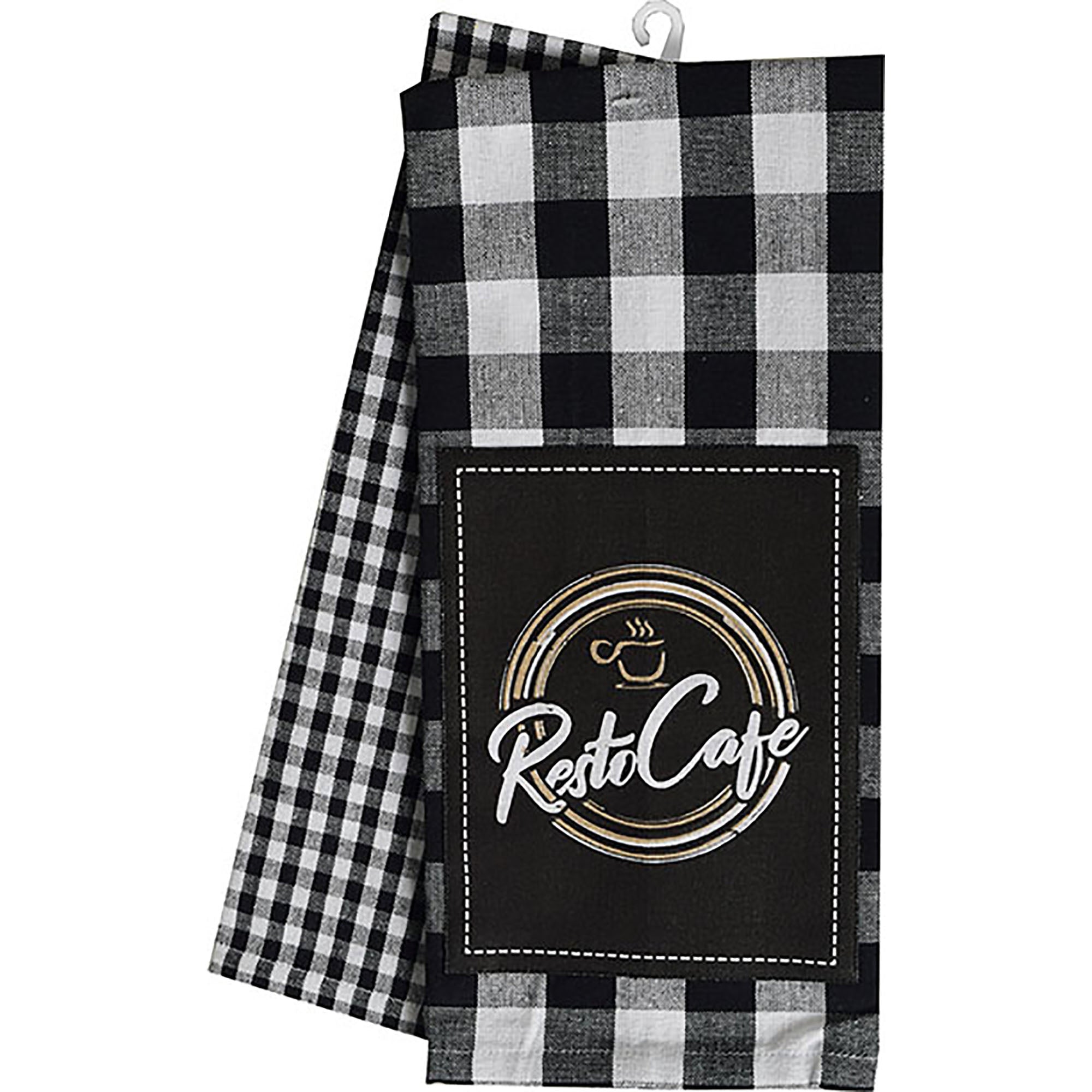 Resto Café 2 Kitchen Towels 80% Cotton/20% Polyester 18x28in