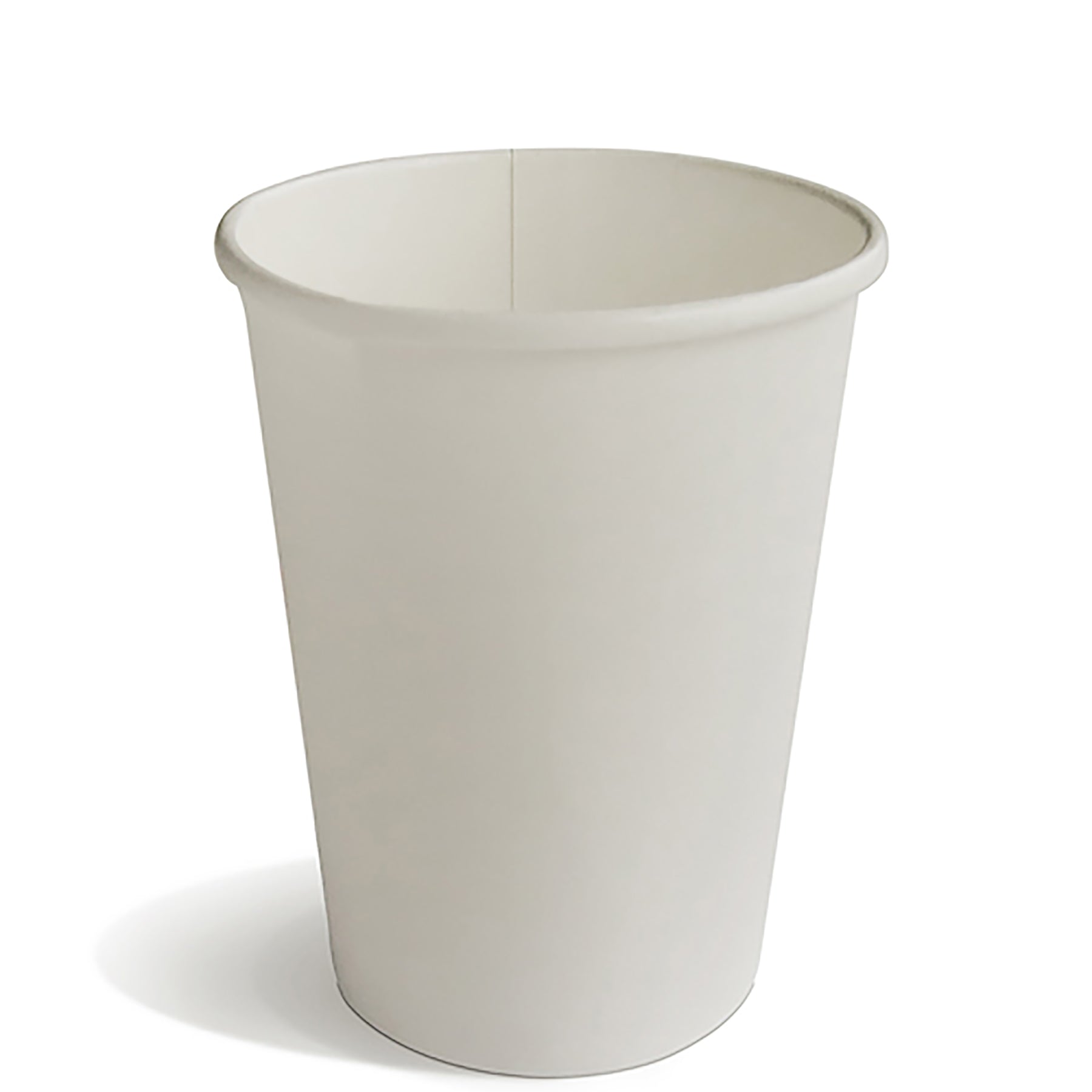 Table Accents 50 White Paper Cups Single Wall 10oz