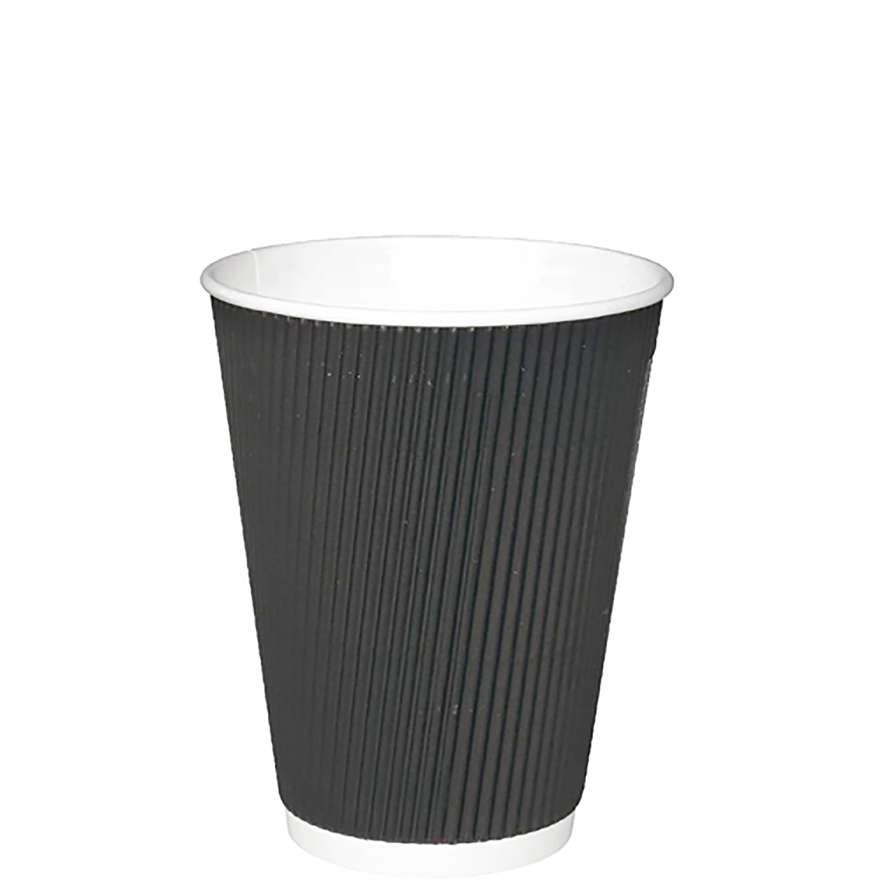 Table Accents 25 Coffee Cups Black Triple Wall Insulated 8oz