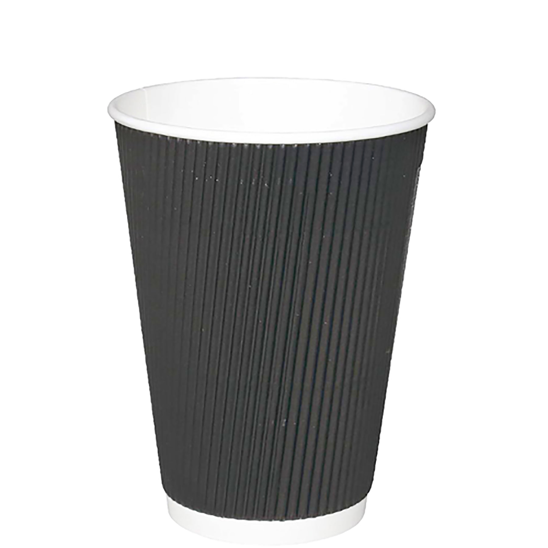 Table Accents 25 Coffee Cups Black Triple Wall Insulated 10oz