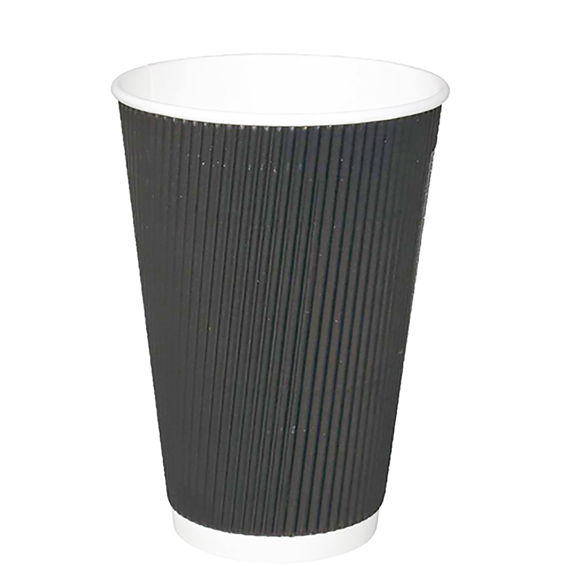 Table Accents 25 Coffee Cups Black Triple Wall Insulated 12oz
