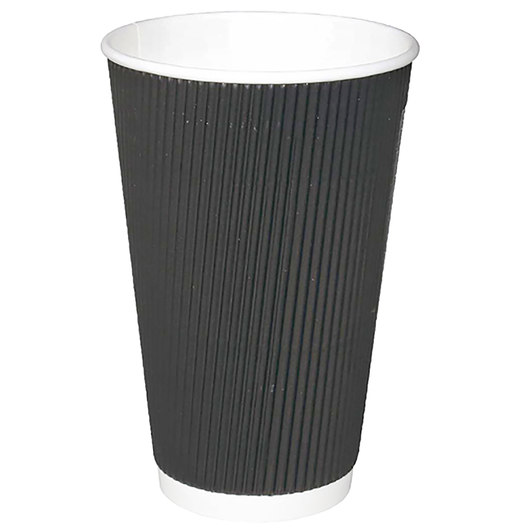 Table Accents 25 Coffee Cups Black Triple Wall Insulated 16oz