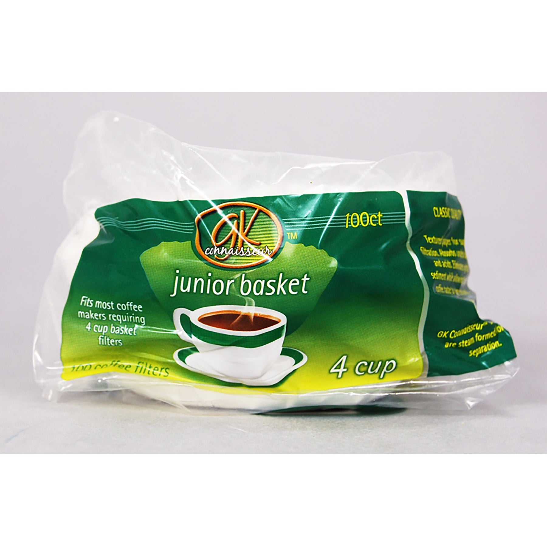 100 Paper Coffee Filters 4 Cups 